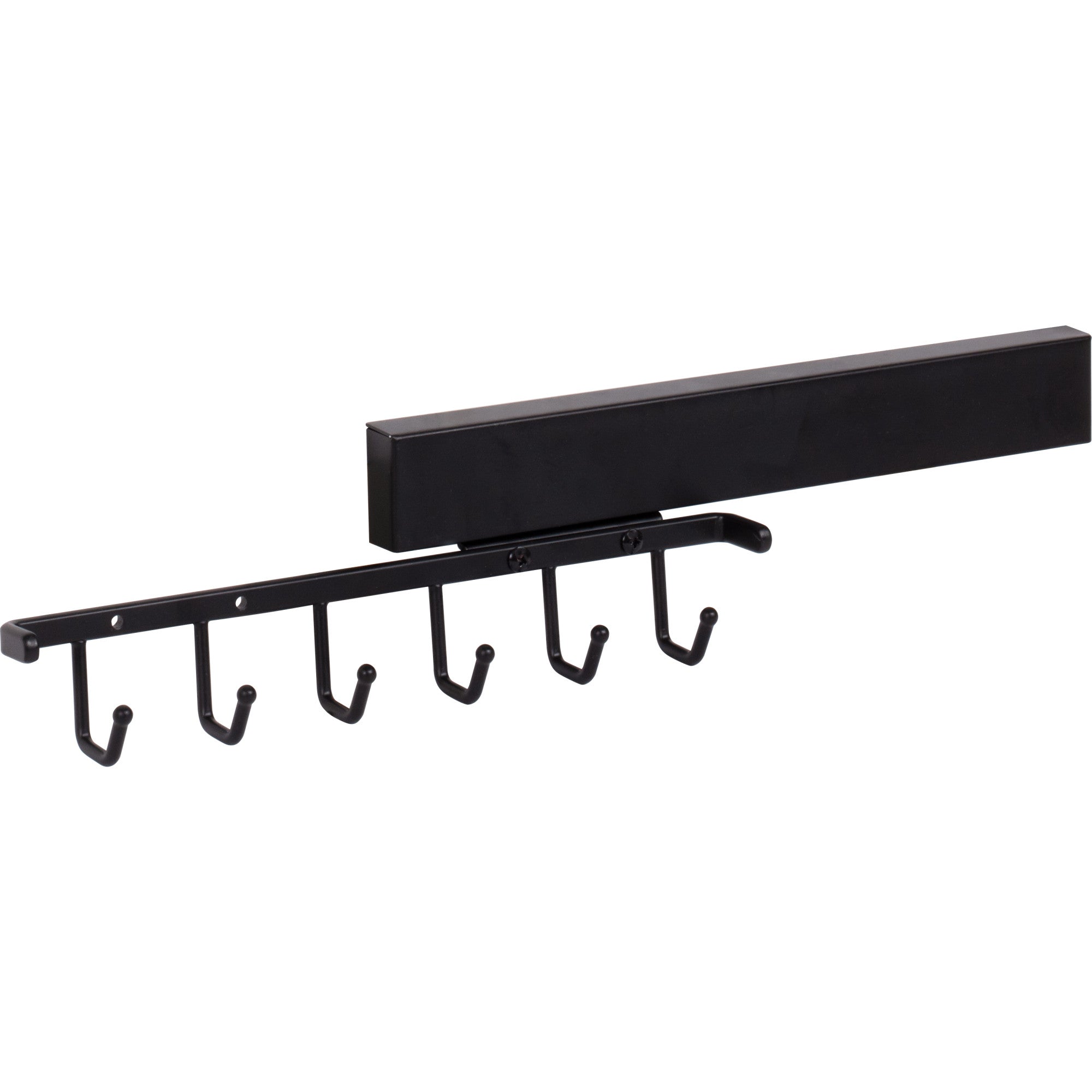 Matte Black 12" Belt Rack