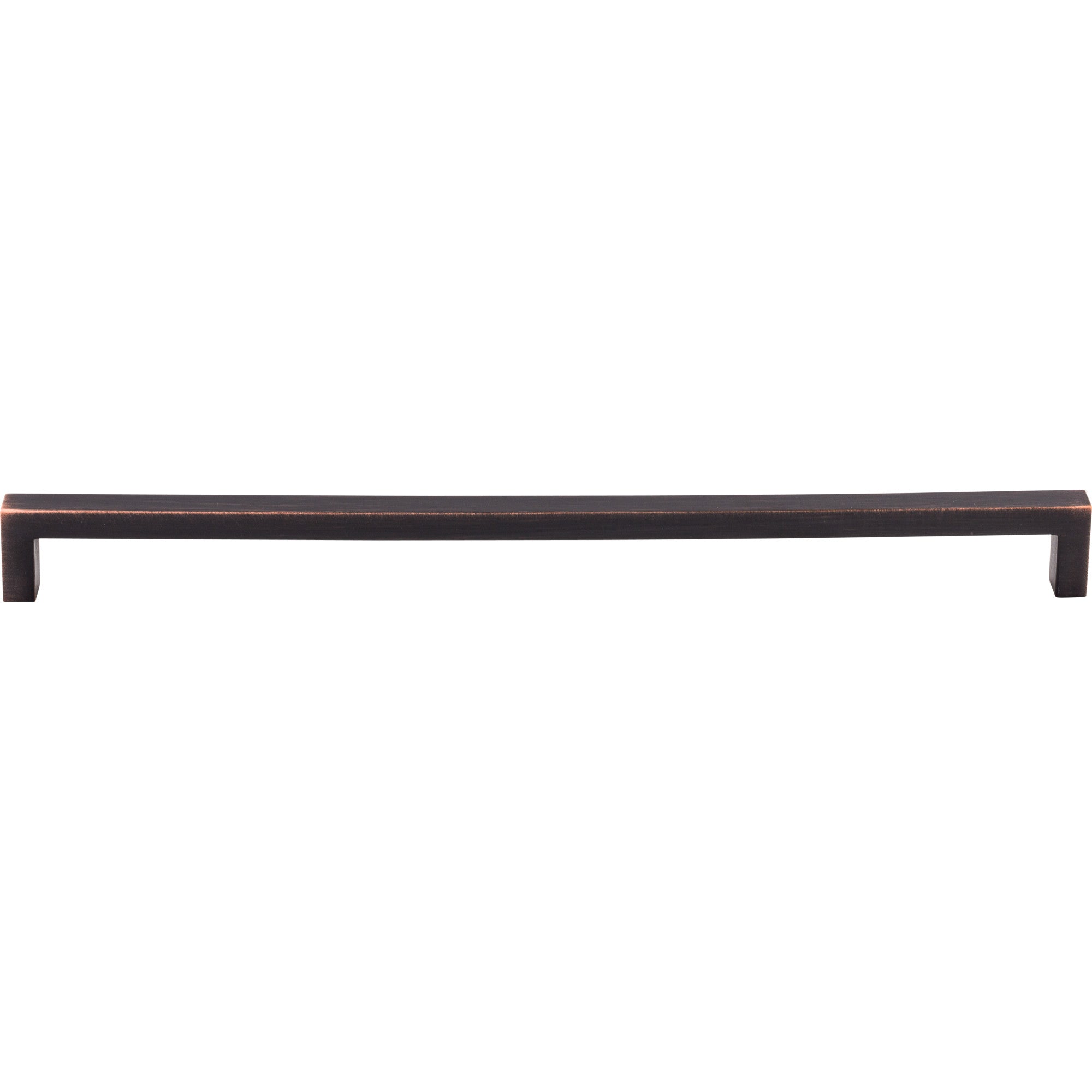 Square Bar 12 5/8" Center to Center Bar Pull - Tuscan Bronze