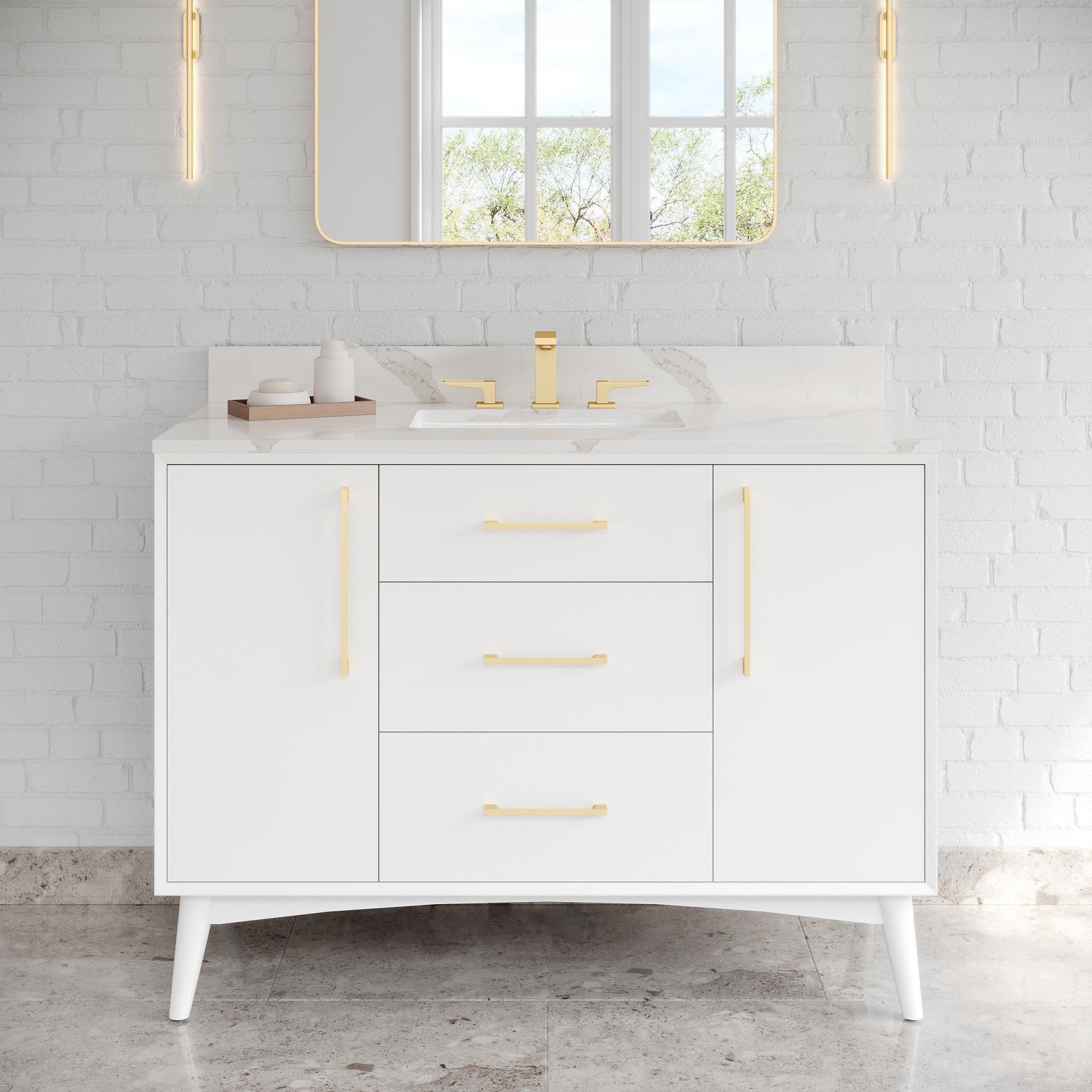 48" Dashwood Vanity – White