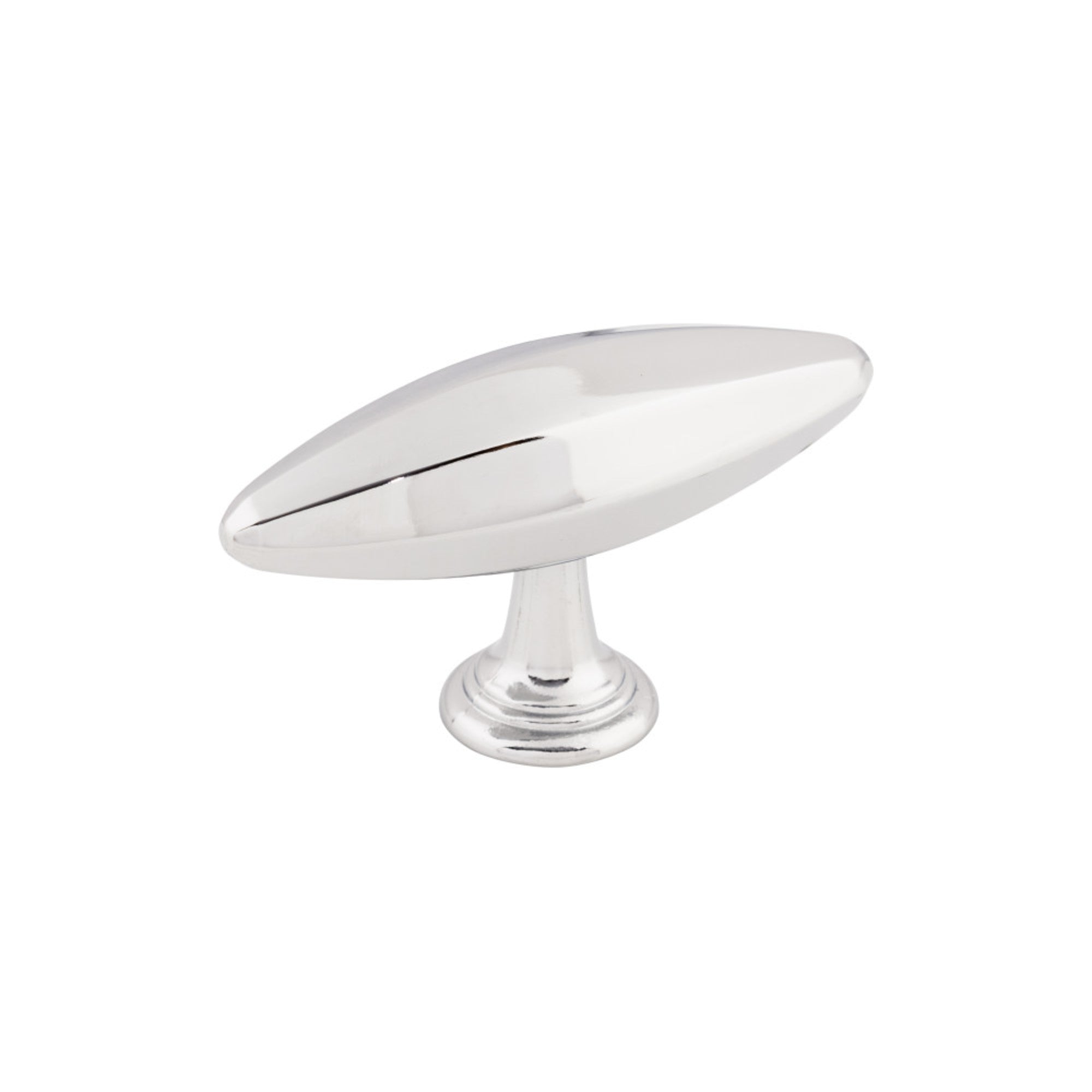 Chareau 3" Length Bar Knob - Polished Chrome