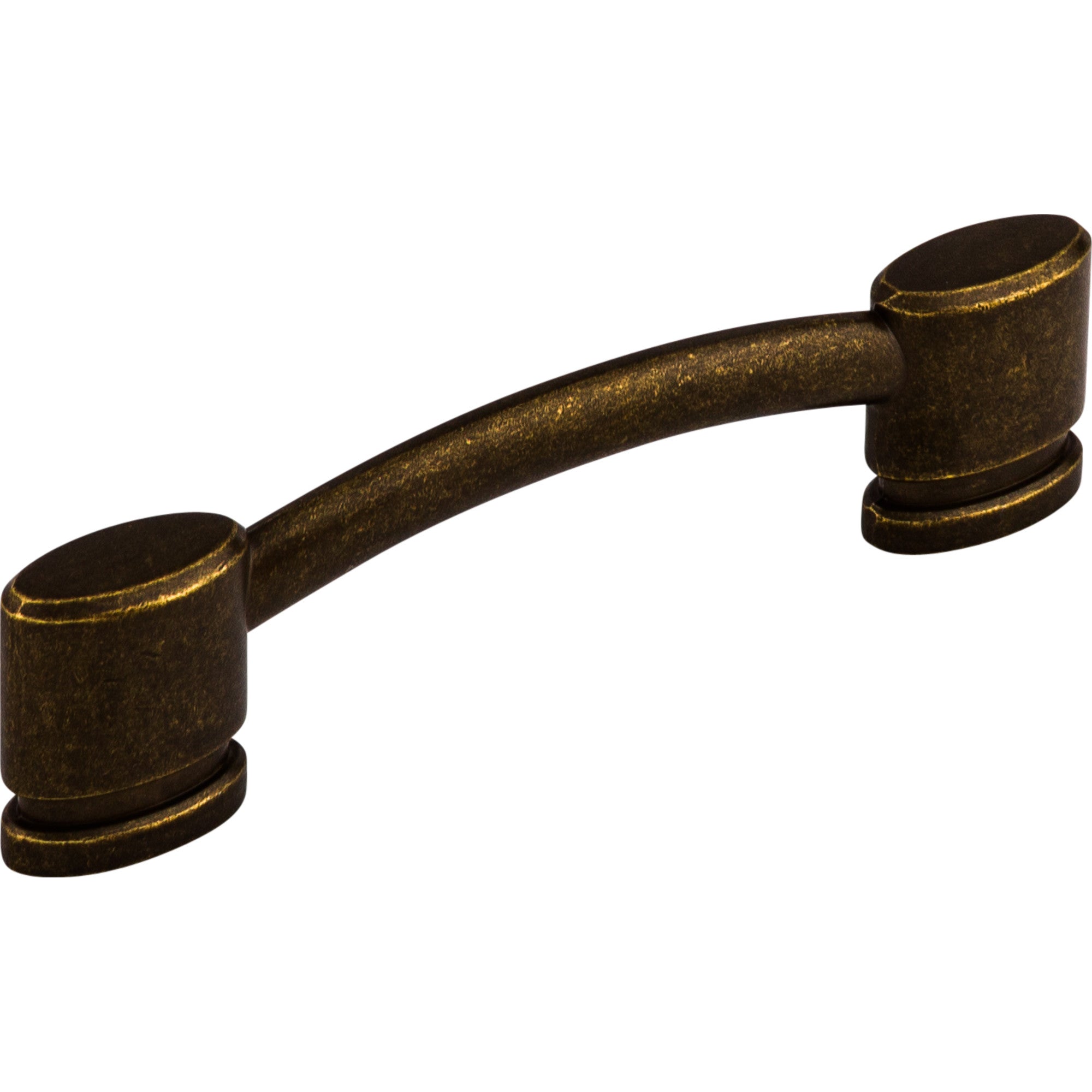 Oval Thin 3 3/4" Center to Center Bar Pull - German Bronze