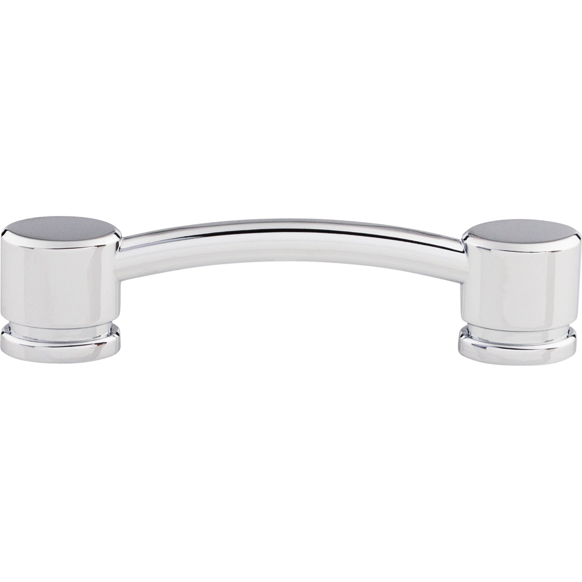 Oval Thin Bar Pull - Polished Chrome