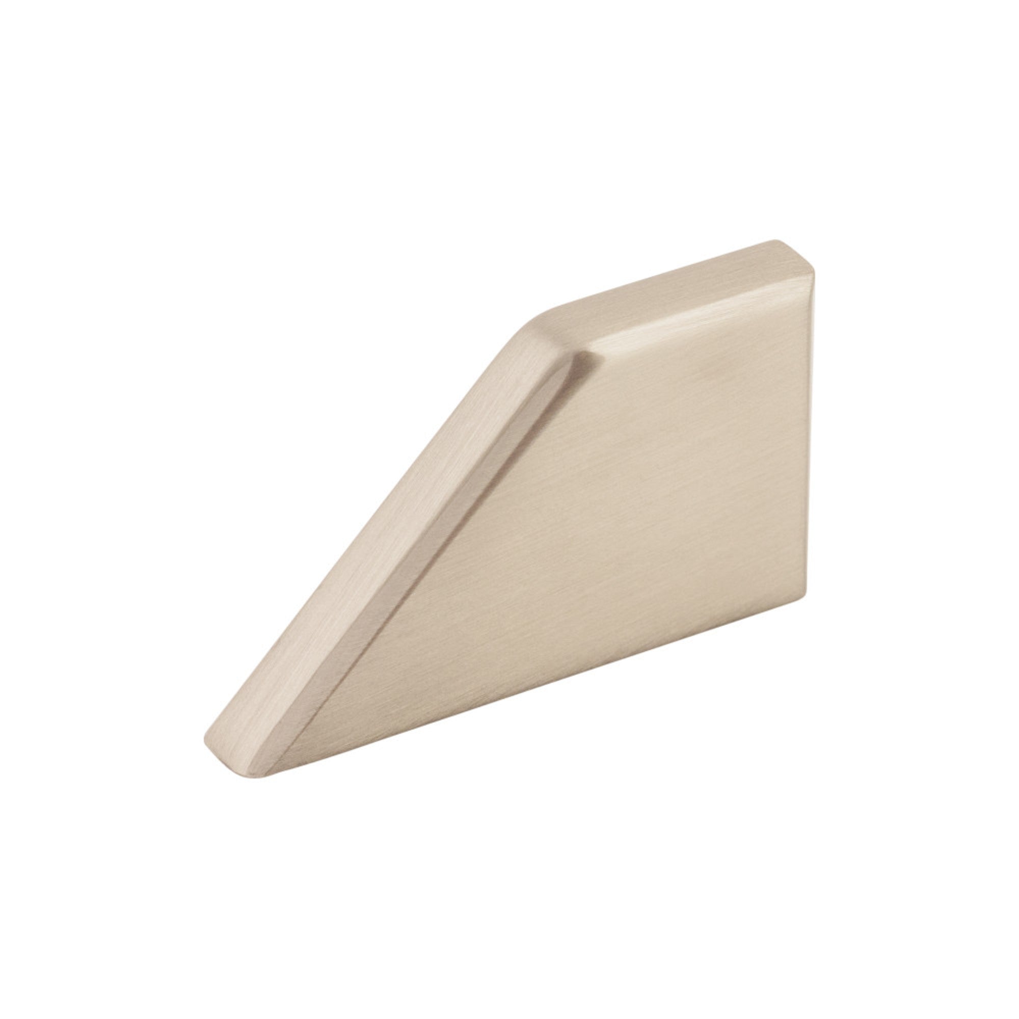 Tapered 1" Center to Center Novelty Knob - Brushed Satin Nickel