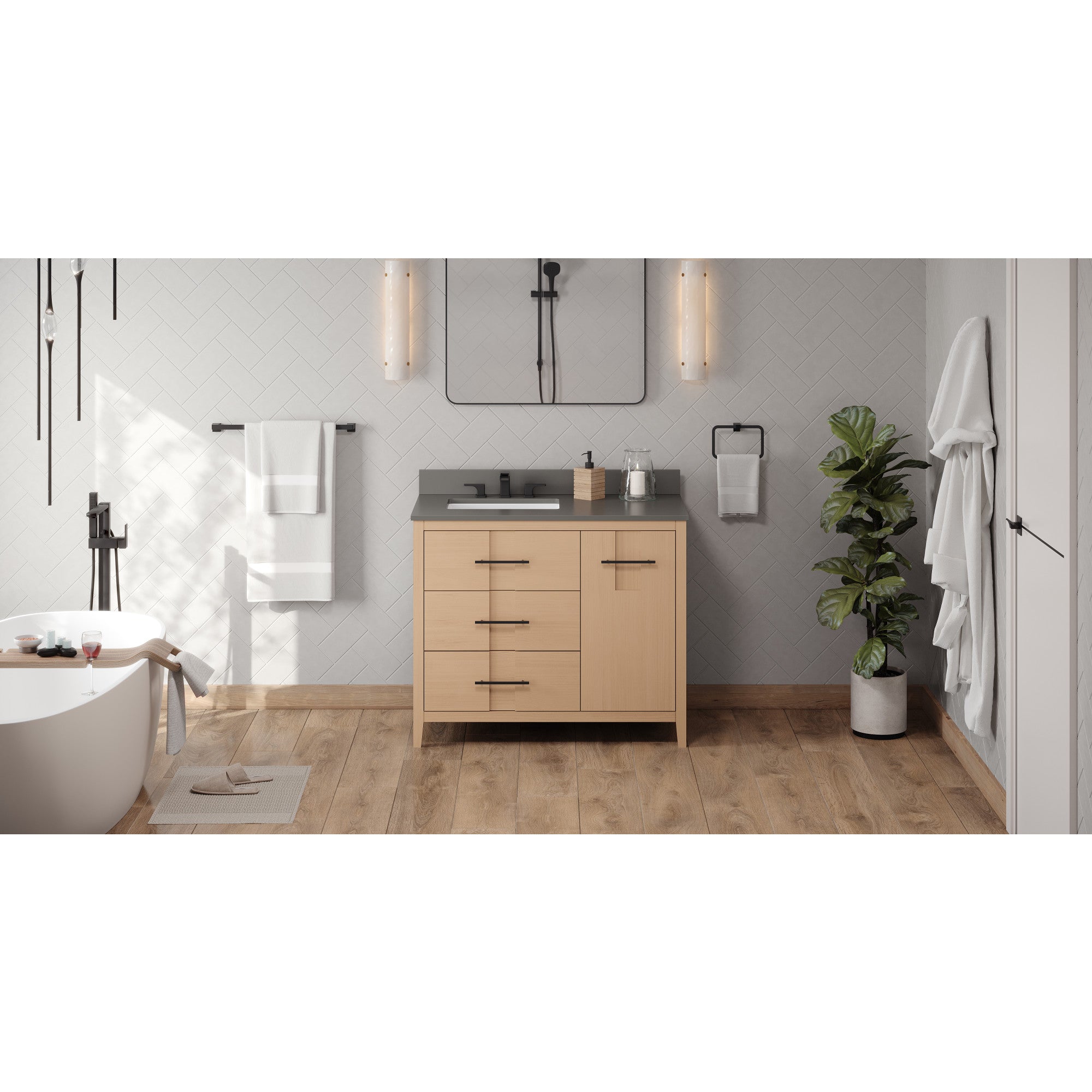 42" Katara Vanity – Left Offset