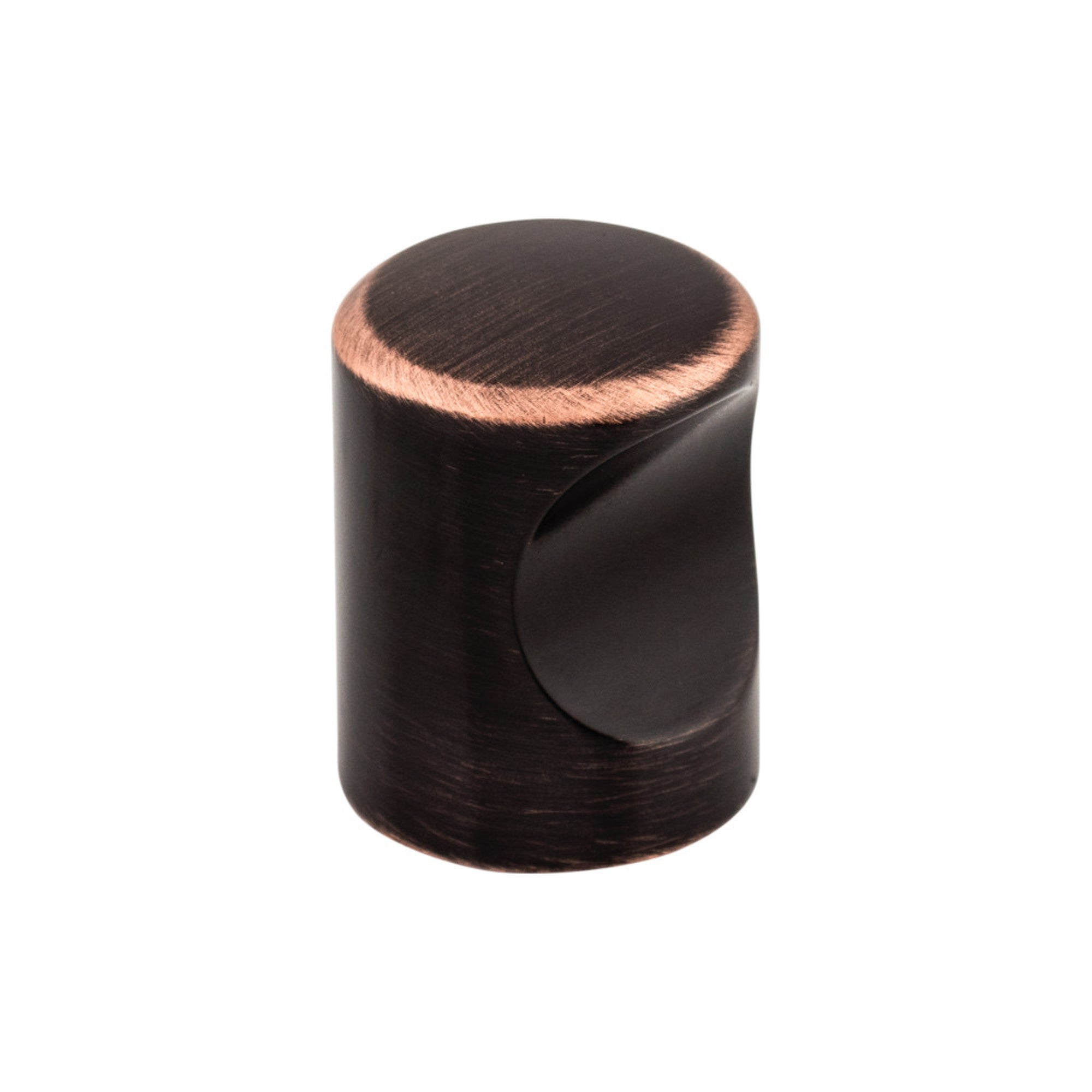Indent 3/4" Diameter Round Knob - Tuscan Bronze