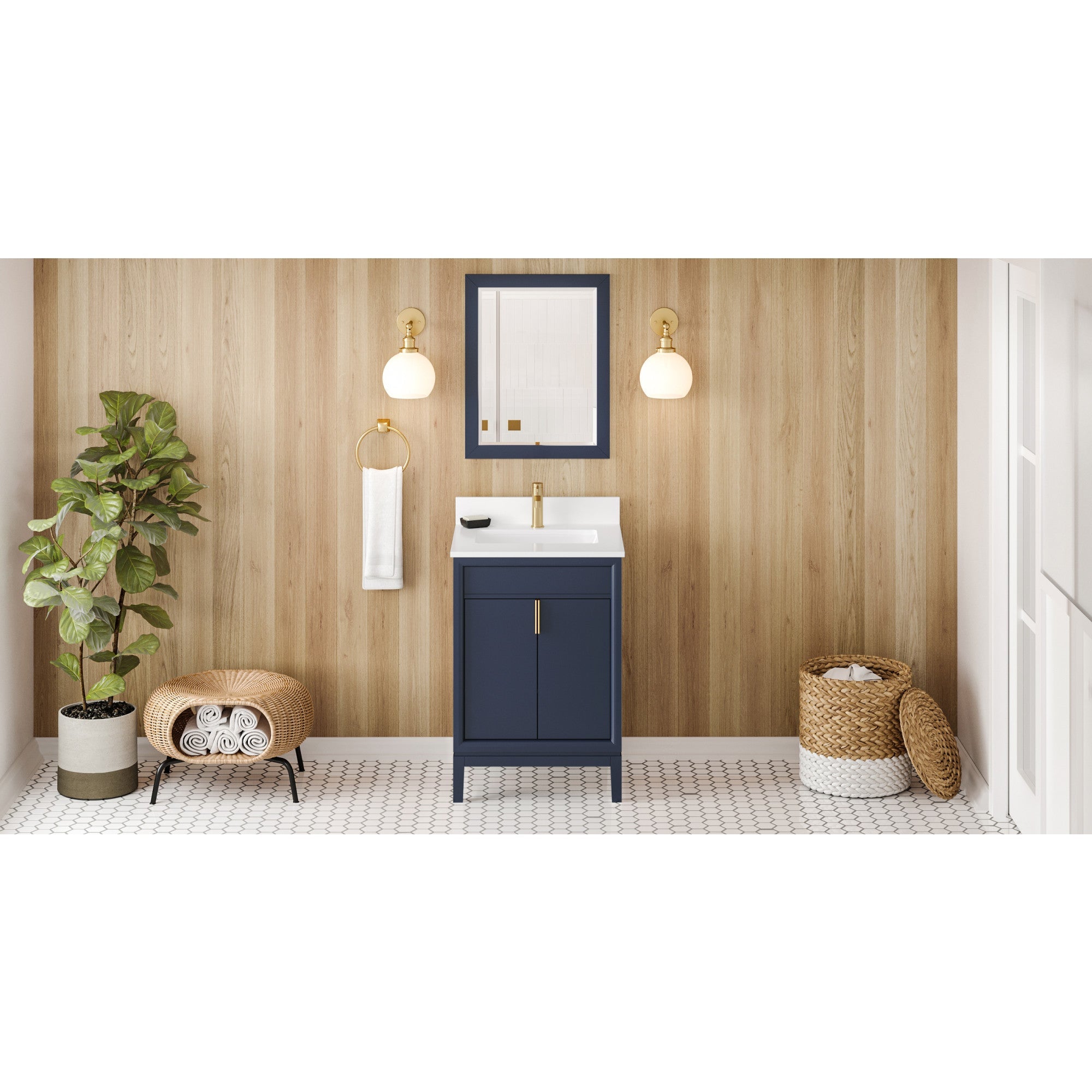 24" Theodora Vanity – Hale Blue