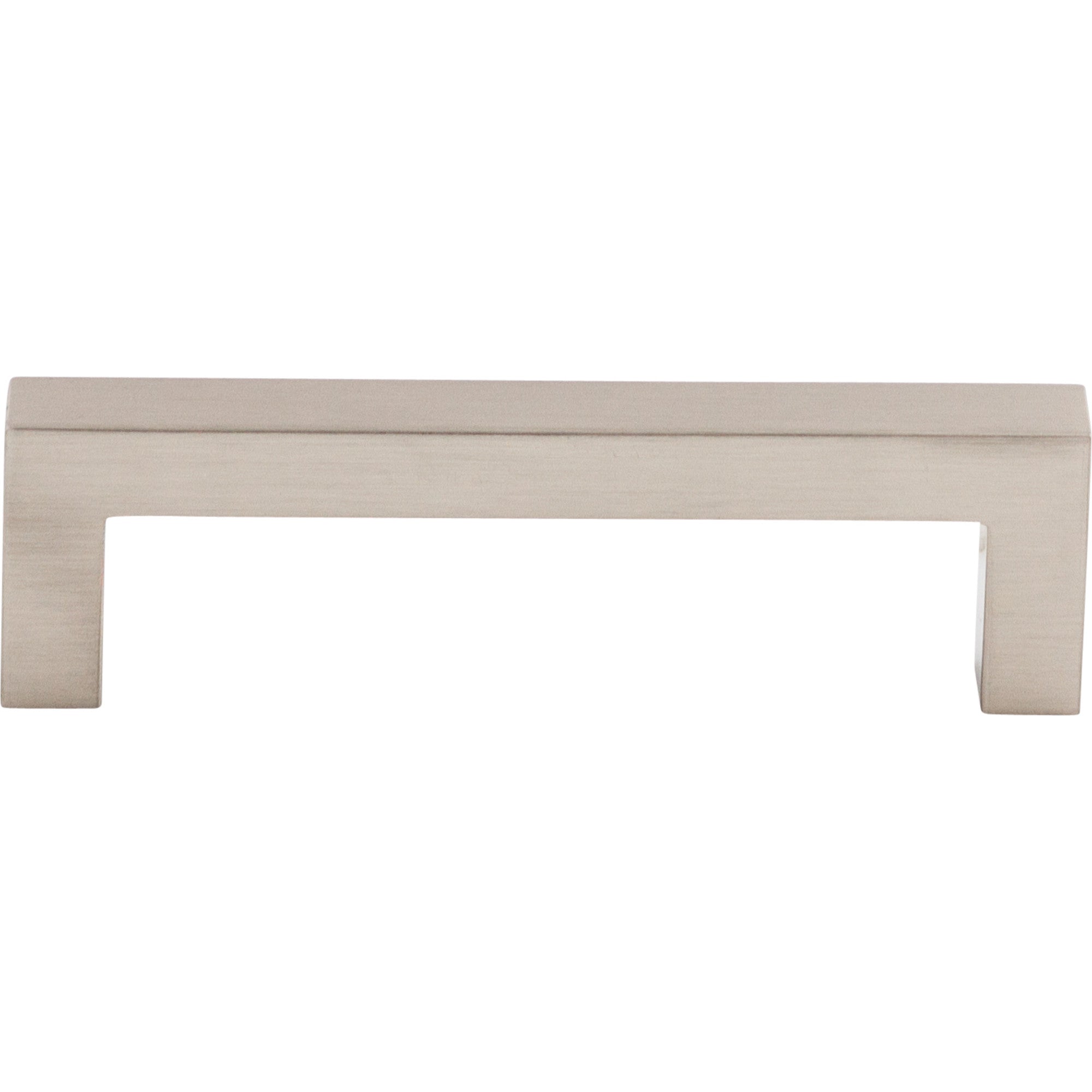 Square Bar 3 3/4" Center to Center Bar Pull - Brushed Satin Nickel