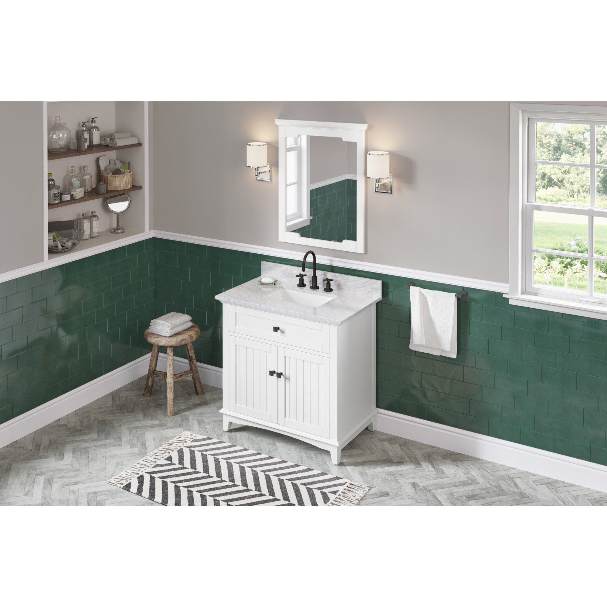 36" Savino Vanity – White