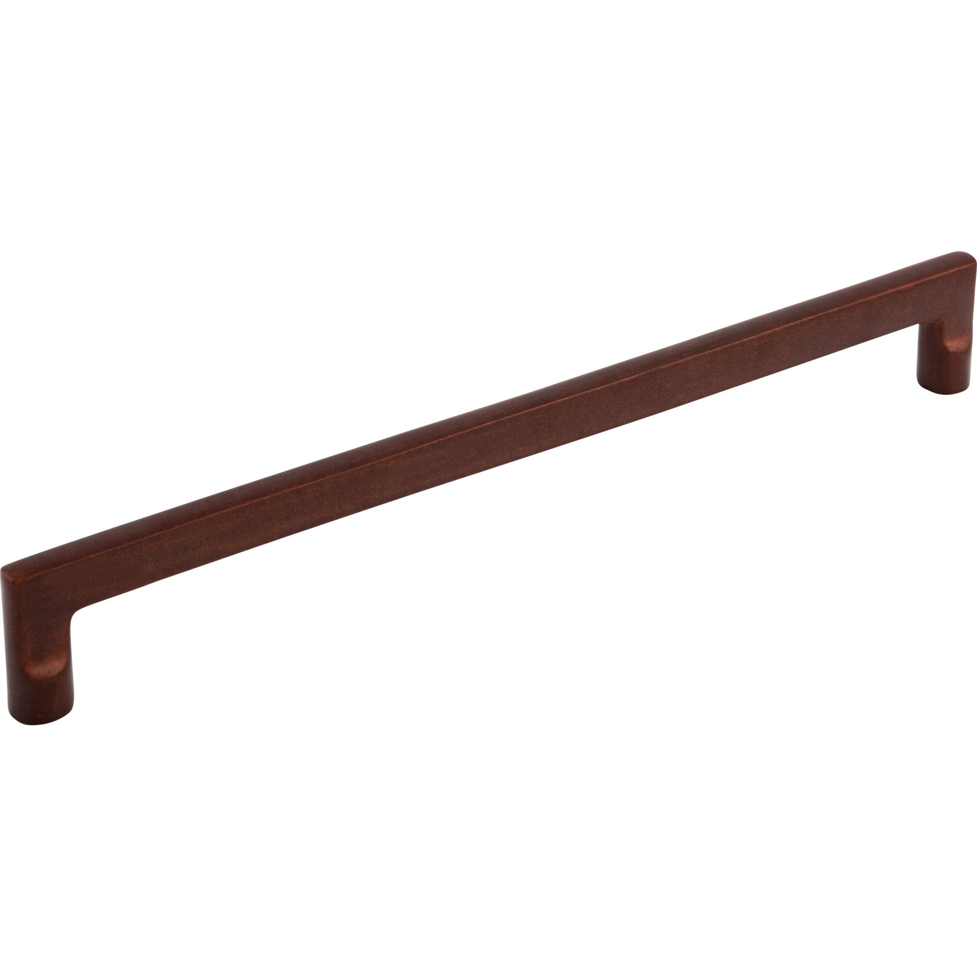 Aspen Flat Sided 12" Center to Center Appliance Pull - Mahogany Bronze