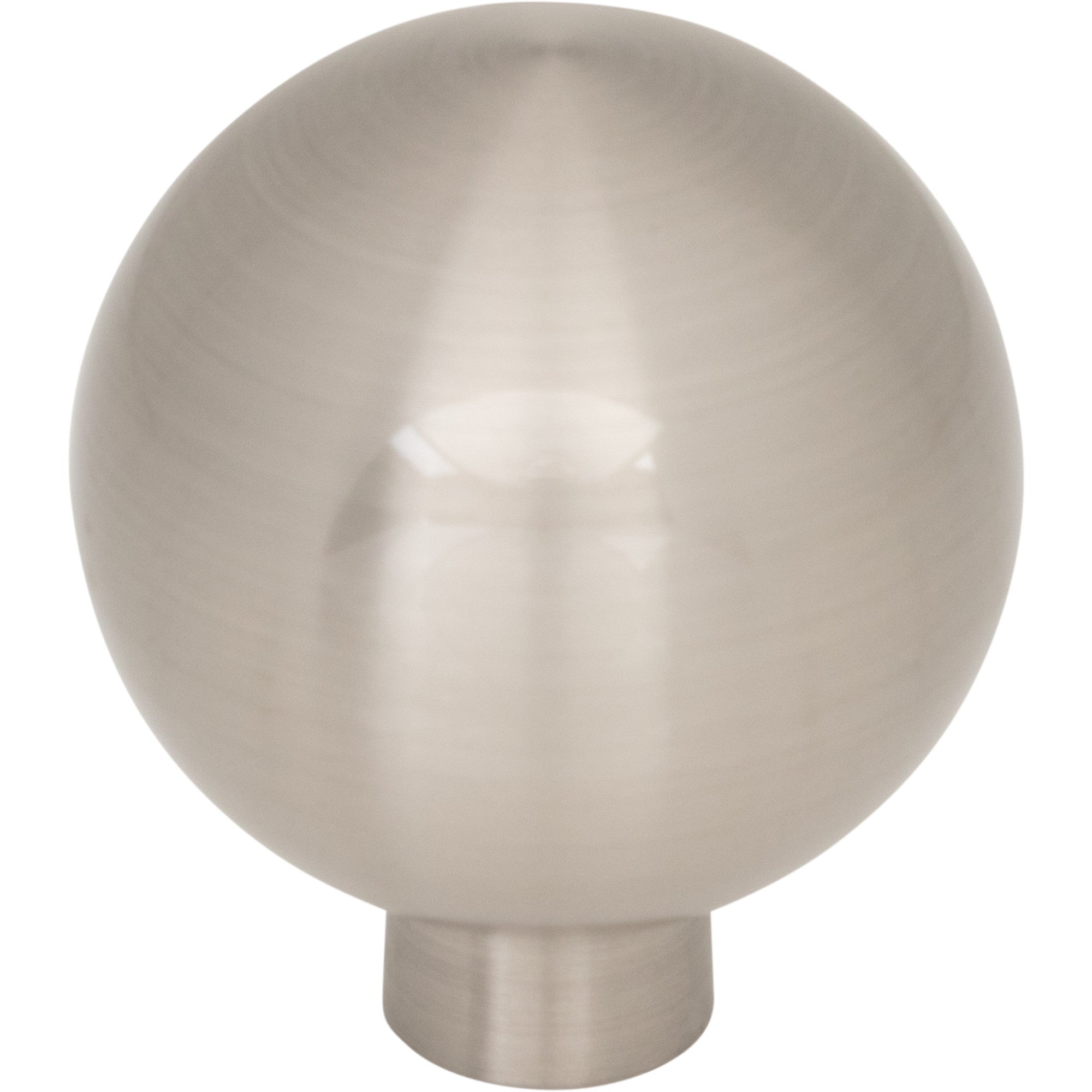 Brockwell Round Knob - Brushed Satin Nickel