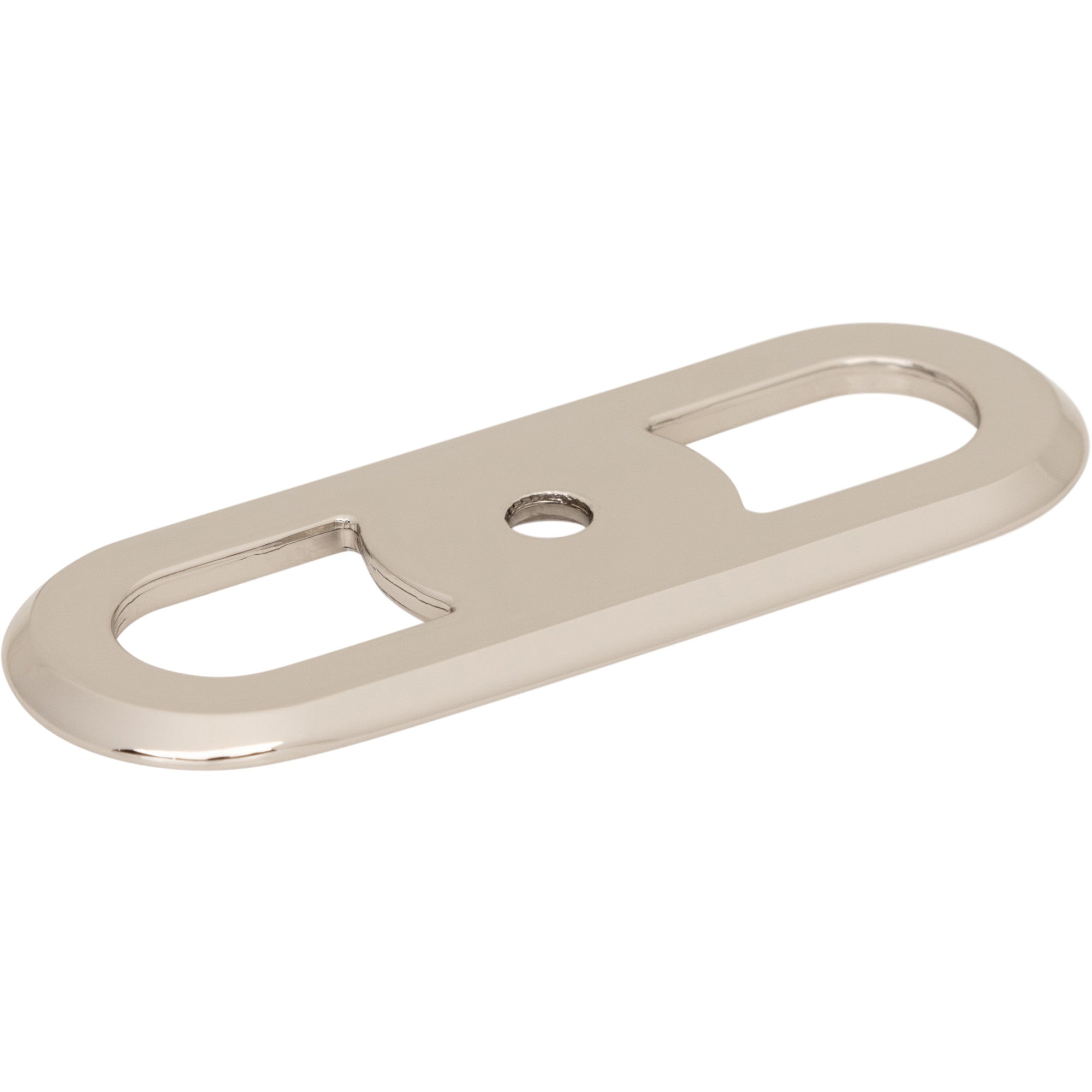 Brockwell 2 3/4" Center to Center Pull Backplate - Polished Nickel