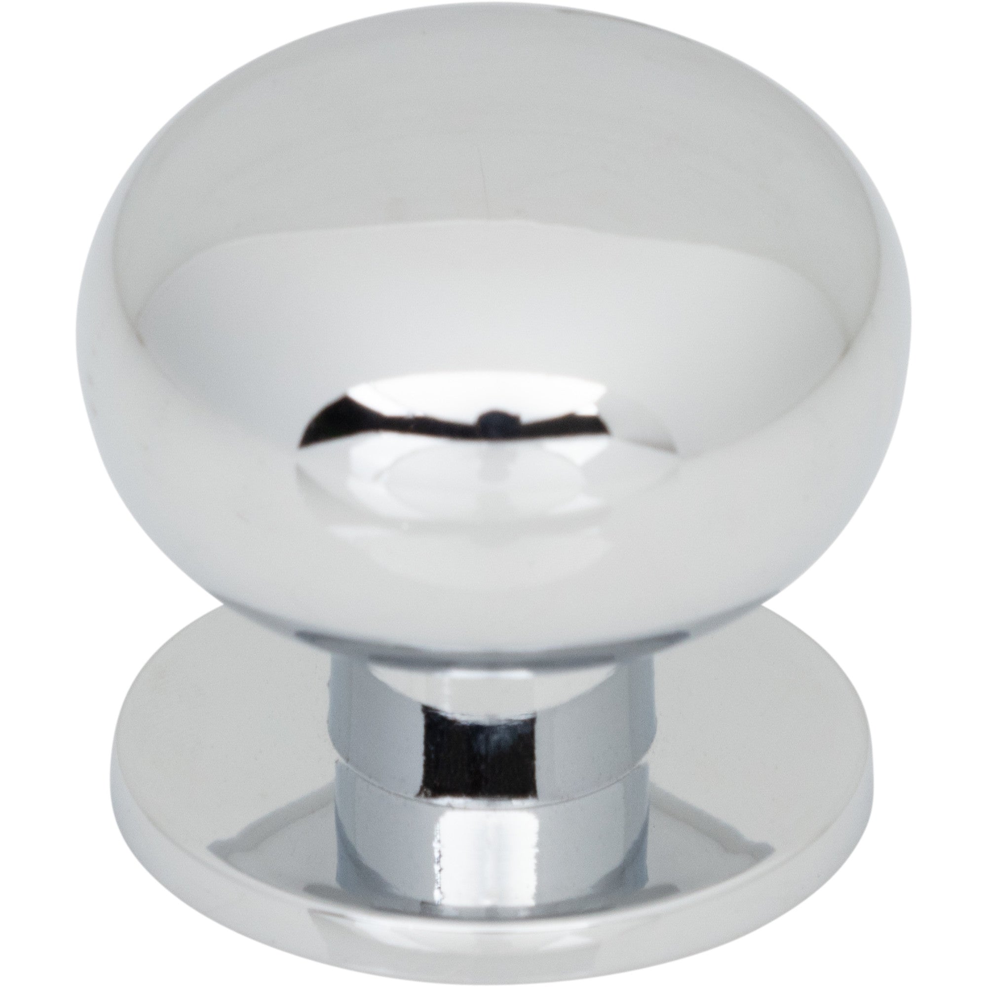 Lambert 1 1/4" Diameter Round Knob - Polished Chrome