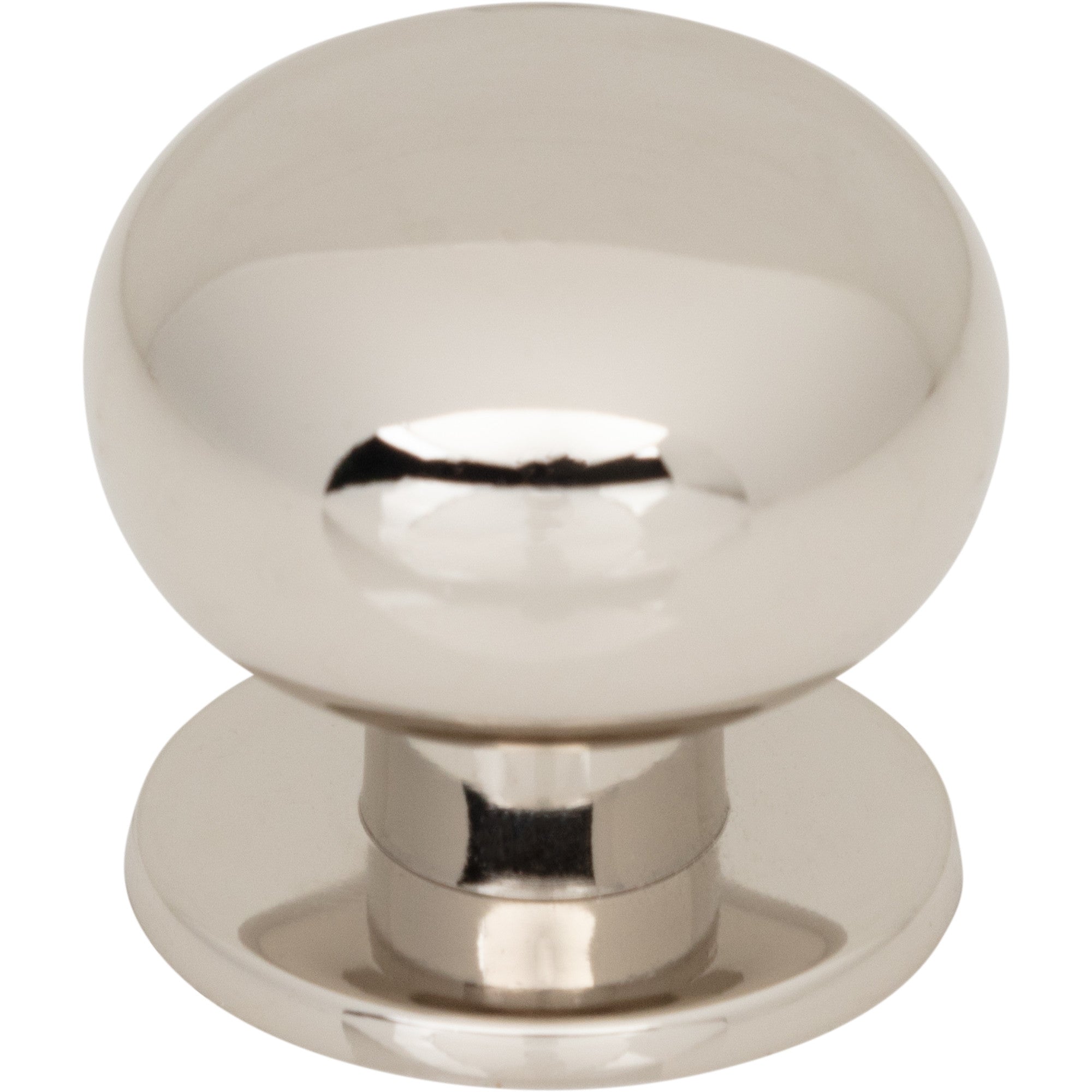 Lambert 1 1/4" Diameter Round Knob - Polished Nickel