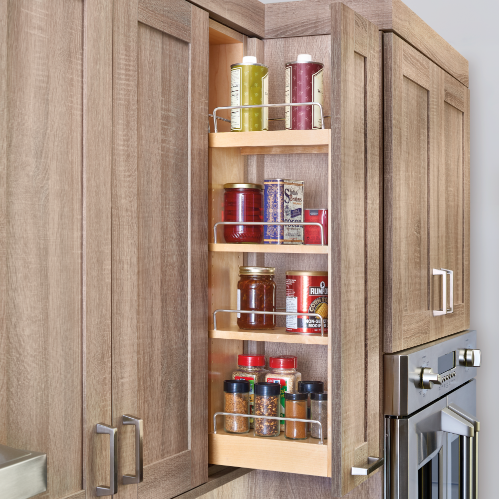 Wall Cabinet Shelf Pullout with Ball Bearing Soft-Close (Fits 12"W x 36"H Wall Cabinet) NOTE: FITS A W1236