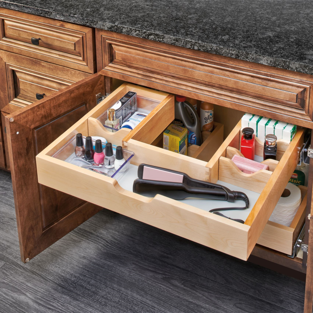 Side Mount Vanity Cabinet U-Shaped Pullout Organizer - FITS A VS30