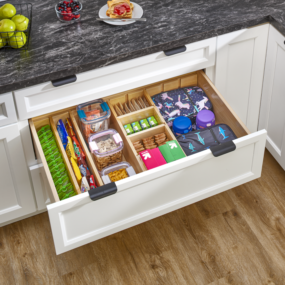 Deep Drawer Divider System (30"W Base) NOTE TO BE USED IN CONJUNCTION WITH A 2DB30 & 3DB30 (bottom drawers)