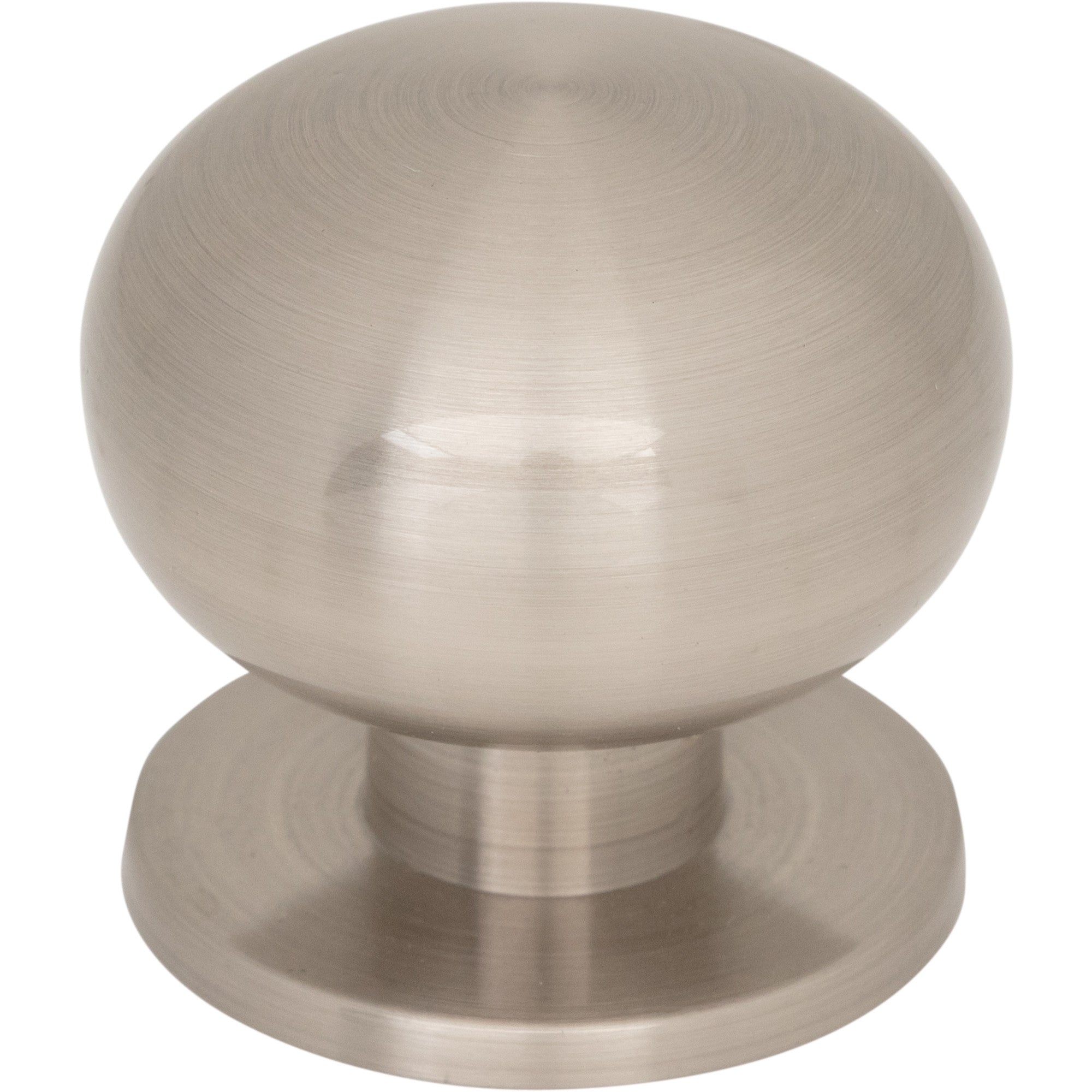 Lambert Round Knob - Brushed Satin Nickel