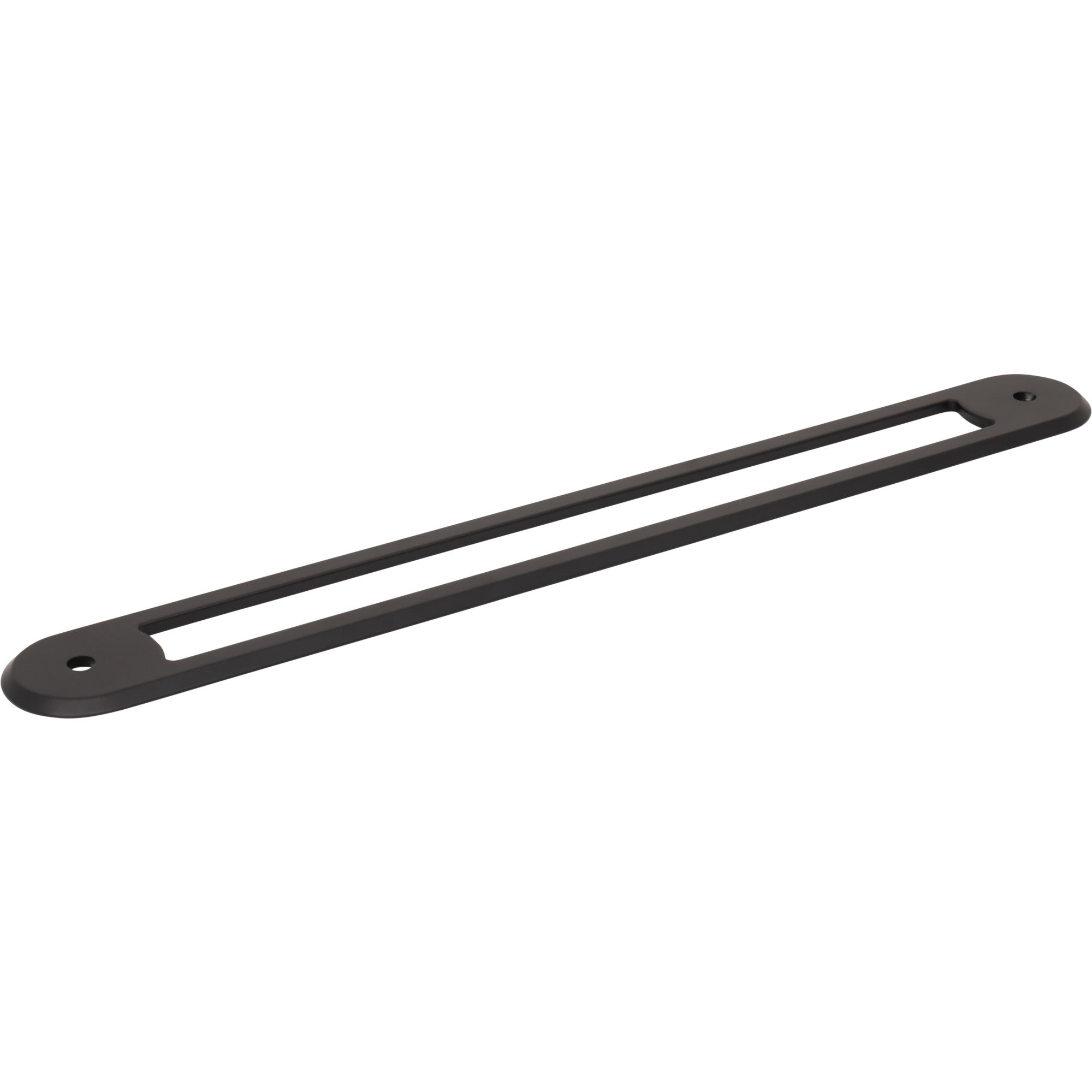 Brockwell 12" Center to Center Pull Backplate - Flat Black