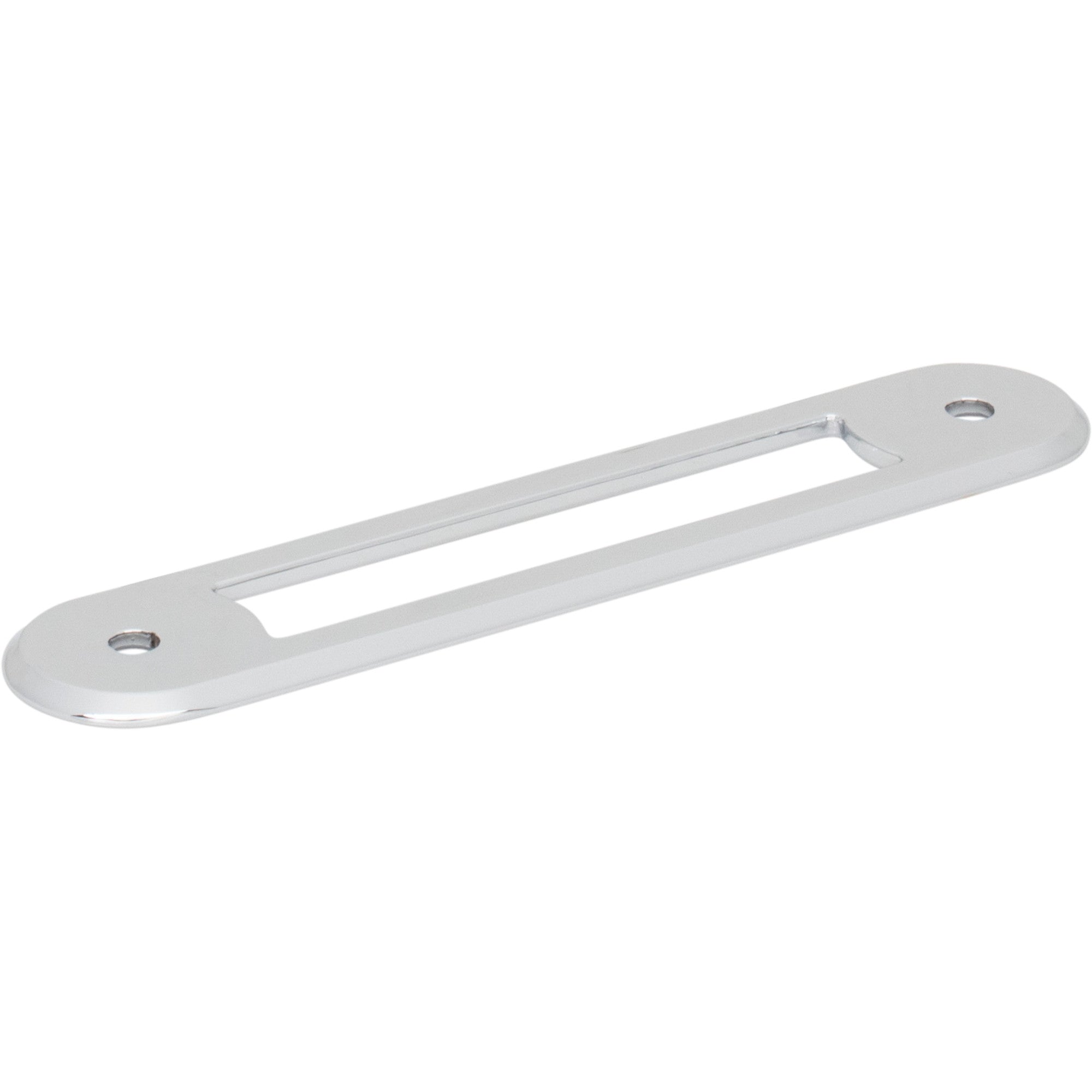 Brockwell 3 3/4" Center to Center Pull Backplate - Polished Chrome