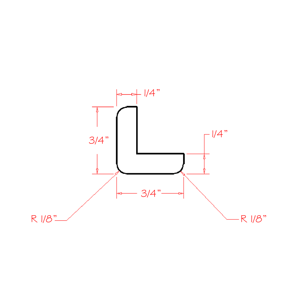 Oxford Cashmere Outside Corner Moulding (OCM)