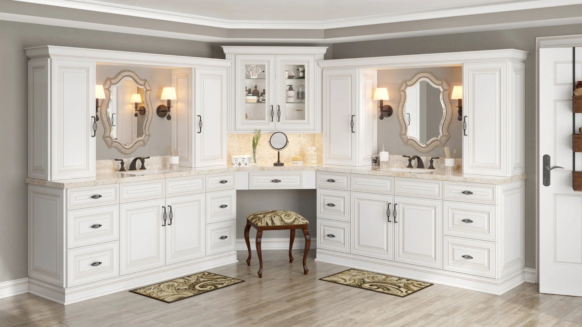 Casselberry Antique White 3.13" x 13.06" Traditional Corbel (CBT)