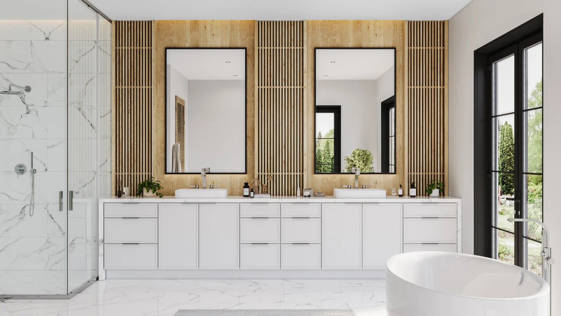 Edgeline White Furniture Base Moulding (FBM)
