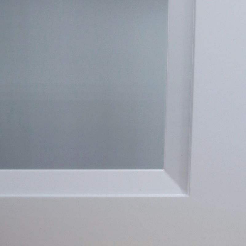 Clear Glass Inserts for Framed Glass-Door Cabinets