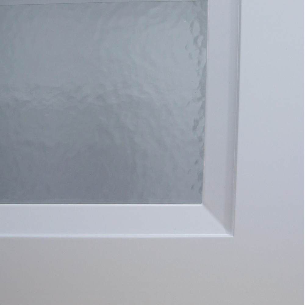 Hammered Glass Inserts for Framed Glass-Door Cabinets
