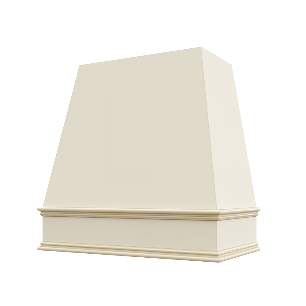 Tapered Classic Moulding Smooth Raleigh Wood Hood 48W x 48H
