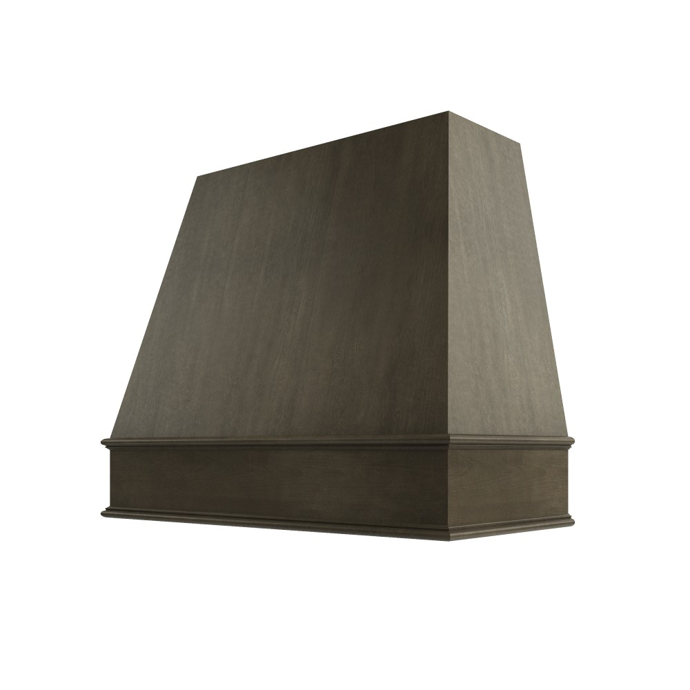 Tapered Classic Moulding Smooth Raleigh Wood Hood 42W x 48H