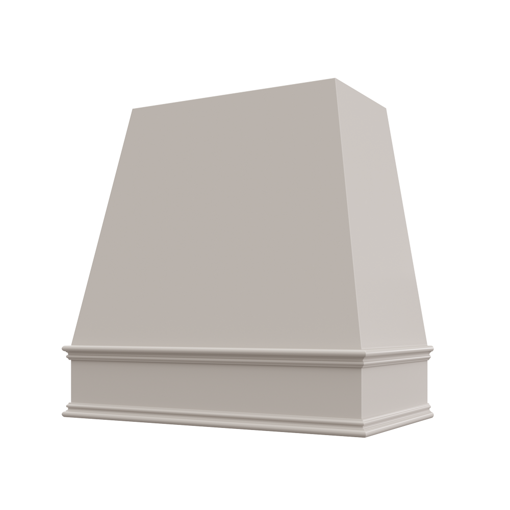 Tapered Classic Moulding Smooth Raleigh Wood Hood 30W x 48H