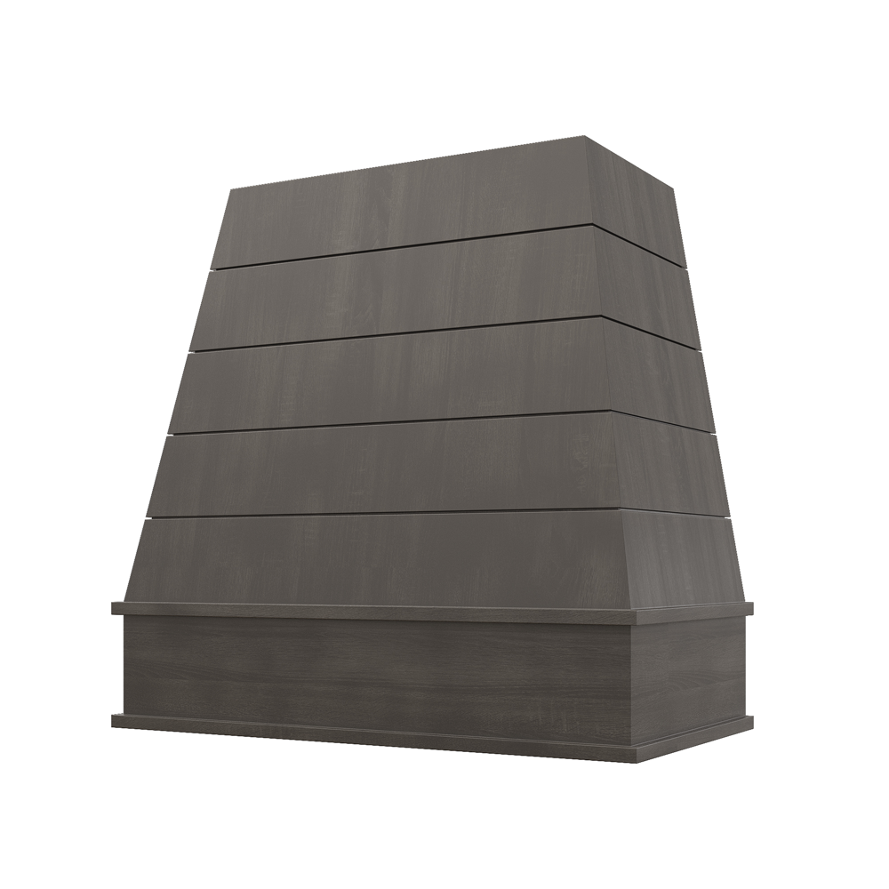 Tapered Block Moulding Shiplap Raleigh Wood Hood 30W x 36H