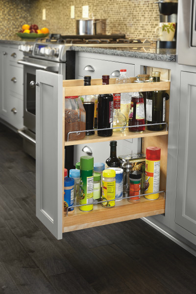 Base Cabinet Pullout w/ Blum Soft Close (Fits 9" Full Height Door Base) Note: Fits a BT9