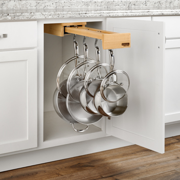 Base Cabinet Pullout Glideware w/ Blum Soft-Close (7 Hooks) Note: Recommended use with BT9 and Full Height Door Base Cabinets