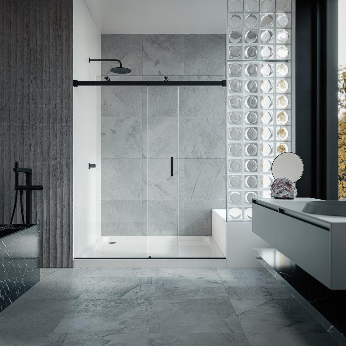 Seawin Runway Sliding Shower Door product detail 1