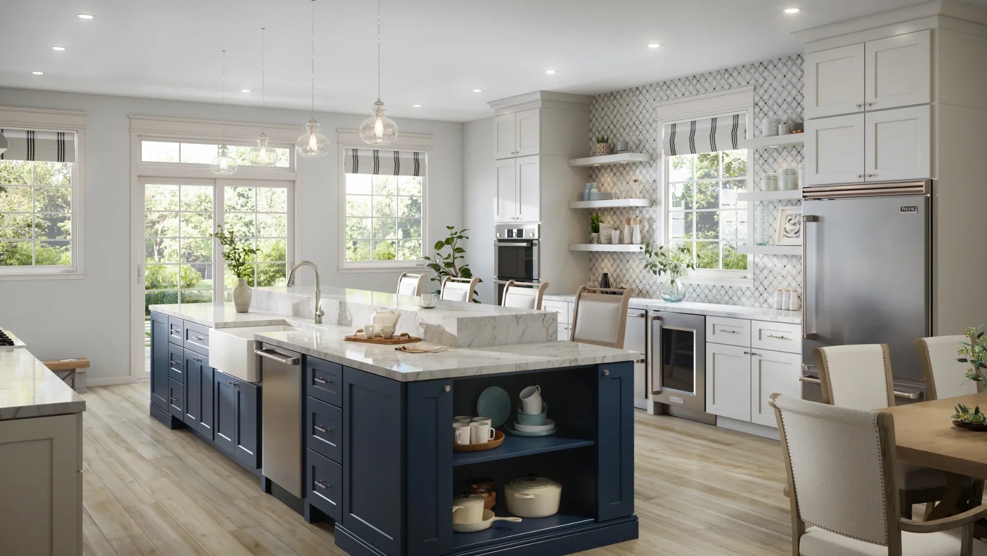 Shaker Dove 24" Deep Utility Cabinet