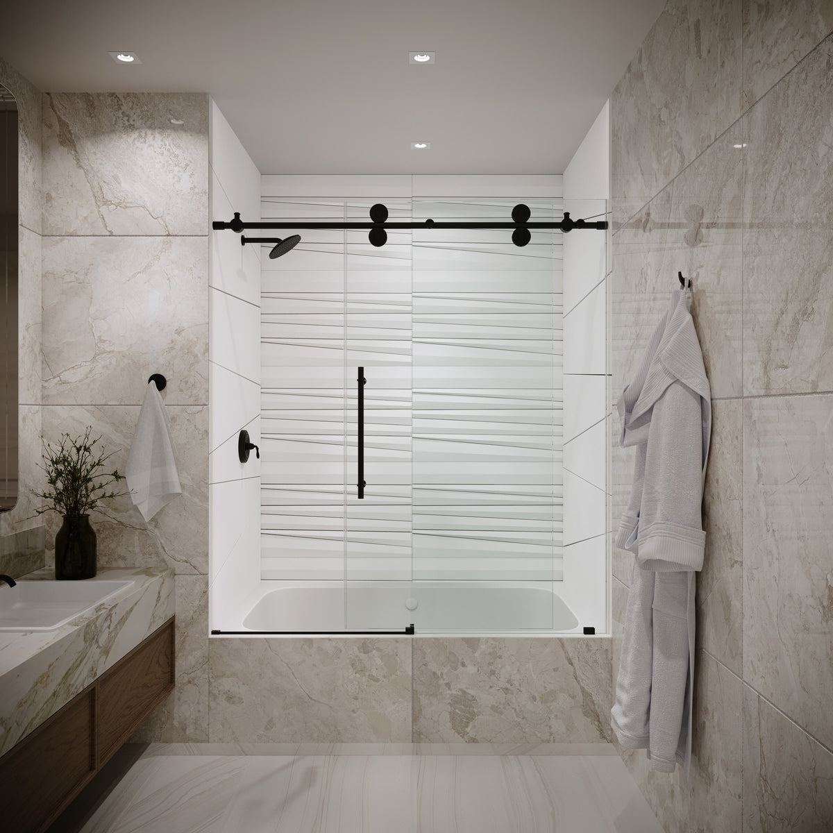 Seawin Cosmo Sliding Bathtub Door product detail 1