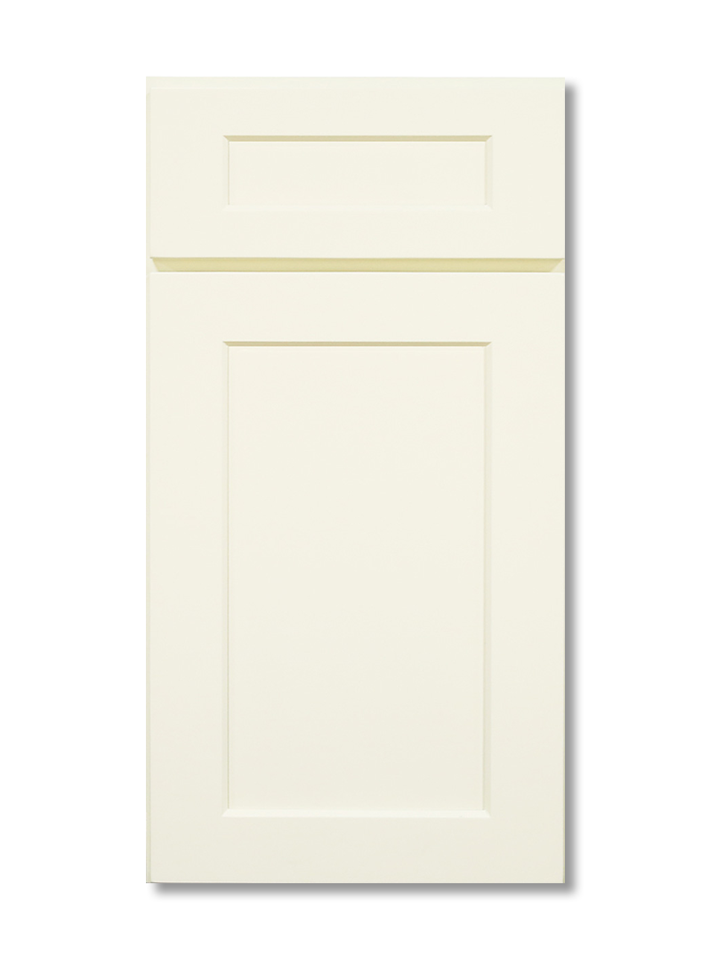 Shaker Antique White Single Glass-Door Wall Cabinet