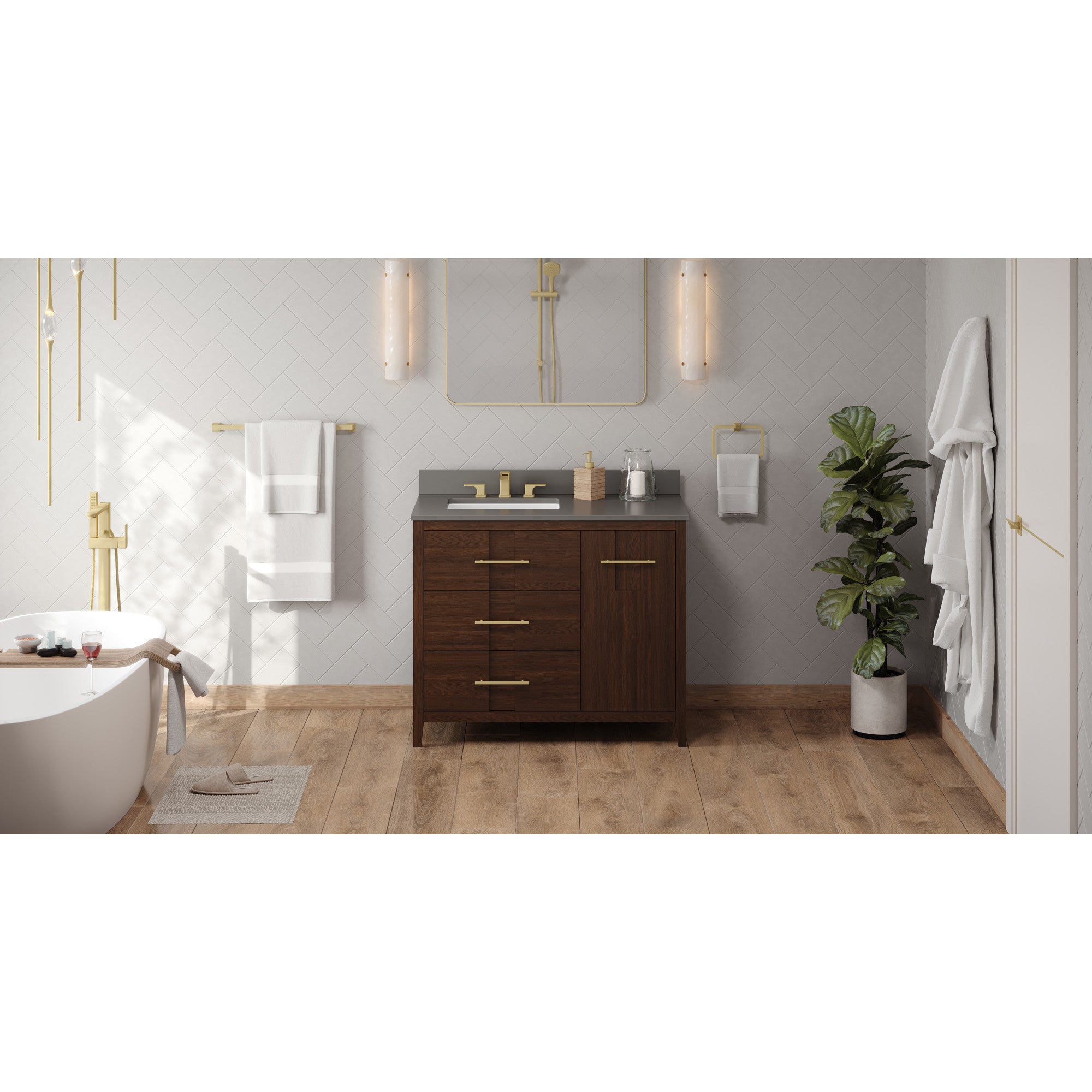 42" Katara Vanity – Left Offset