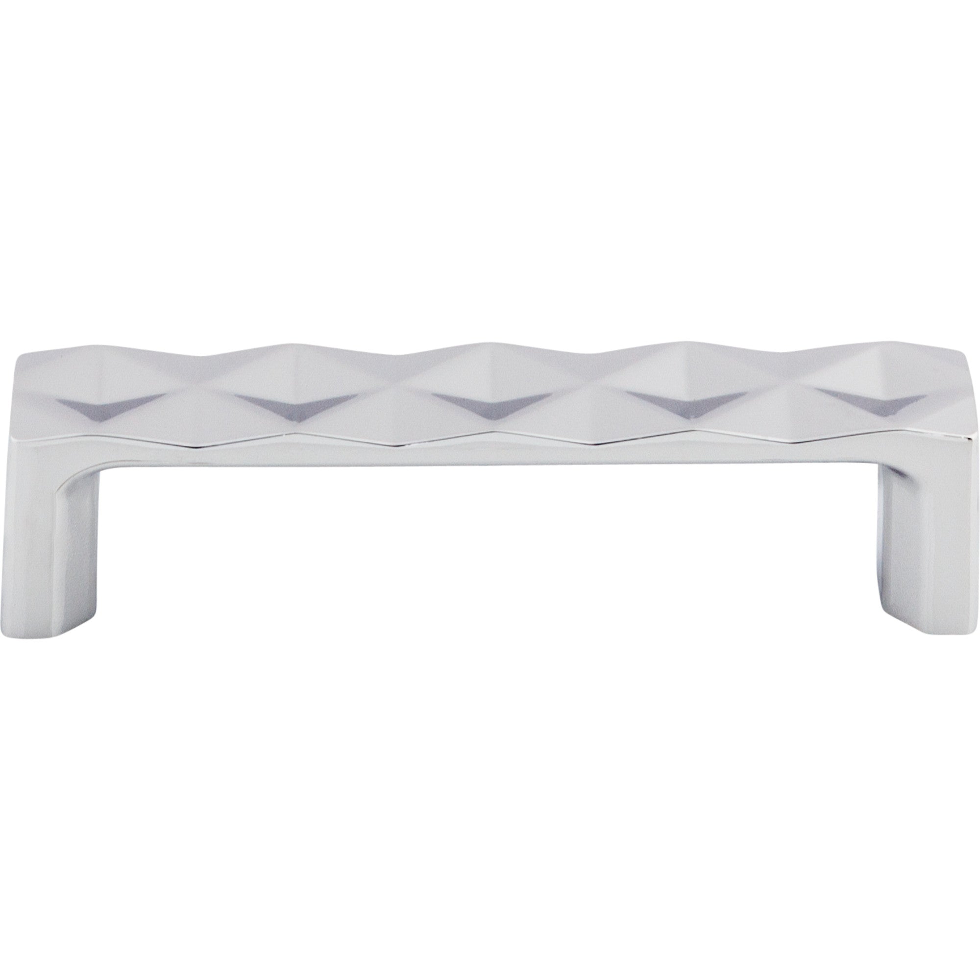 Quilted 3 3/4" Center to Center Bar Pull - Polished Chrome