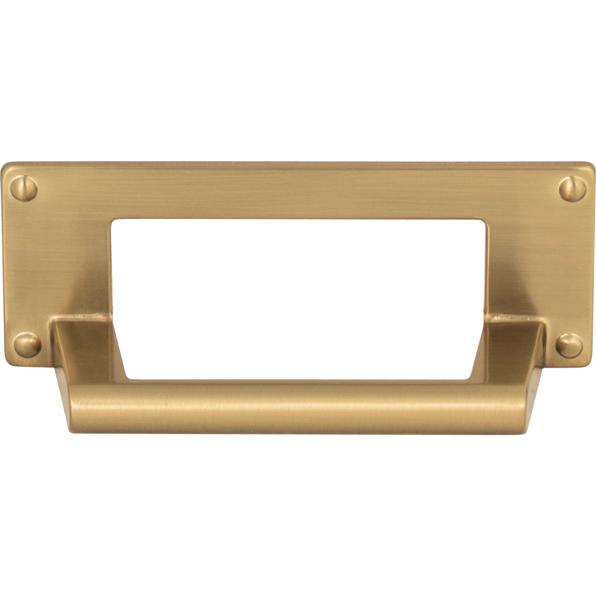 Bradbury Cup/Bin Pull - Warm Brass