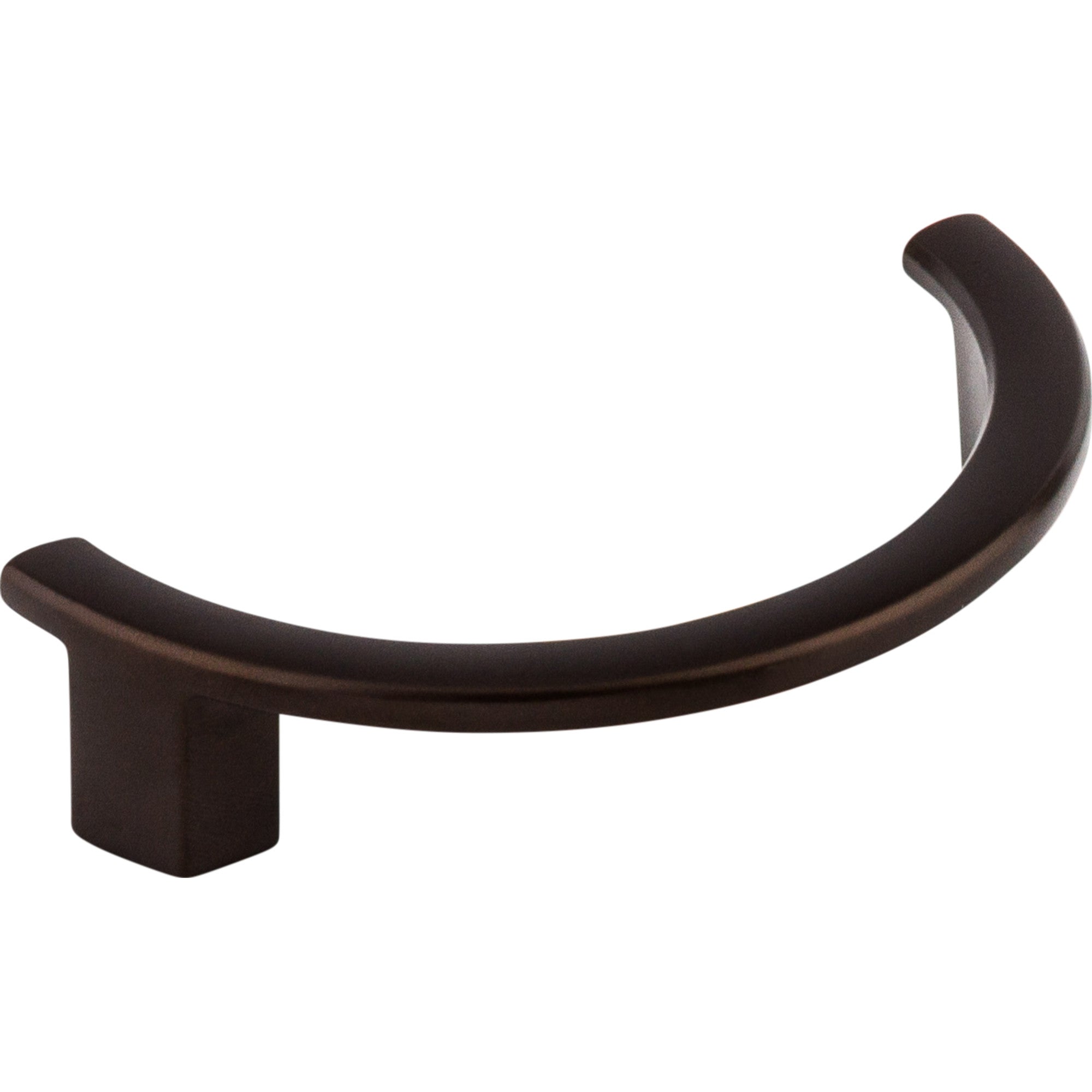 Half Circle Open 3 1/2" Center to Center Finger Pull - Oil Rubbed Bronze