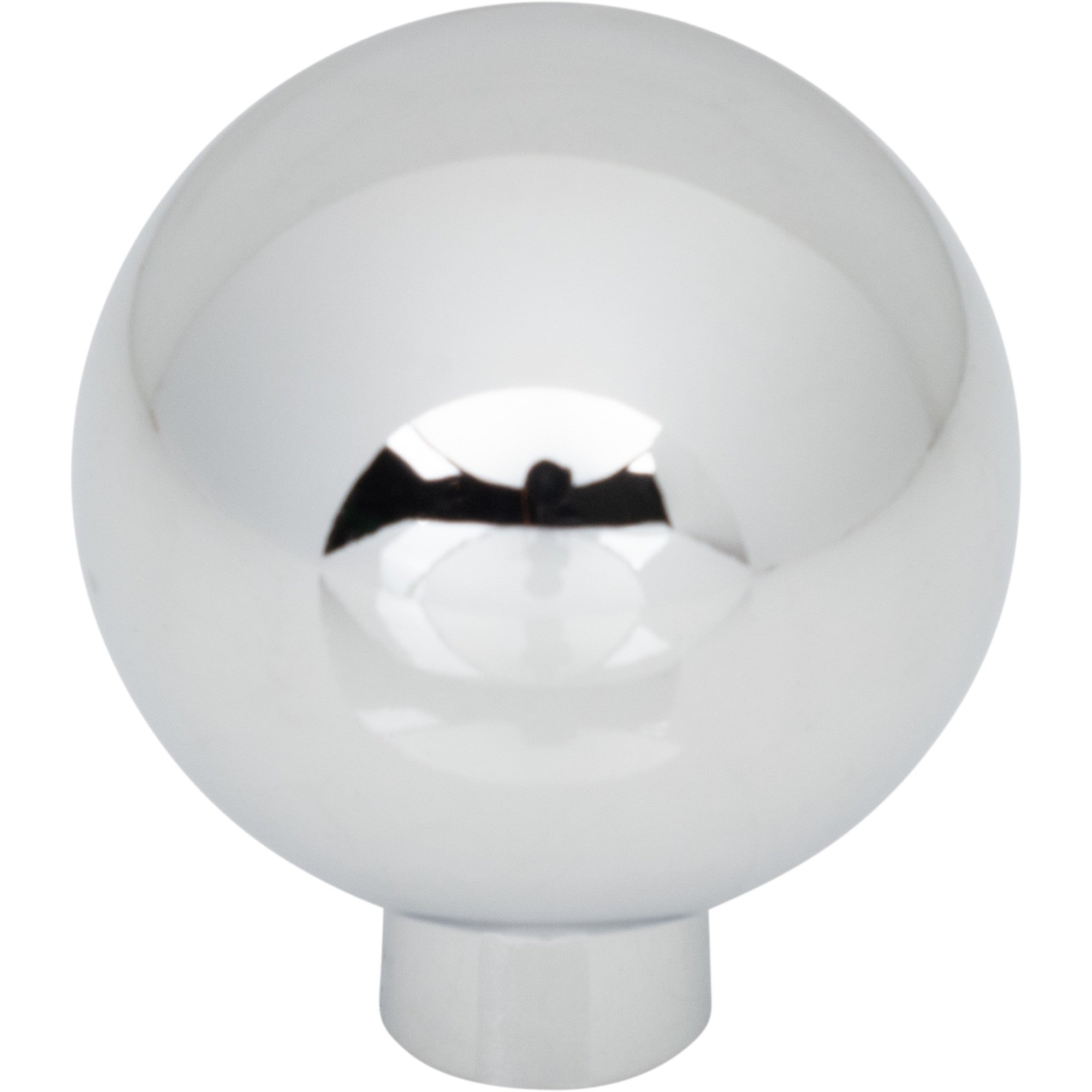 Brockwell Round Knob - Polished Chrome