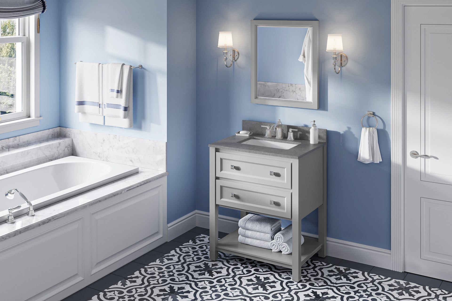 30" Adler Vanity – Grey