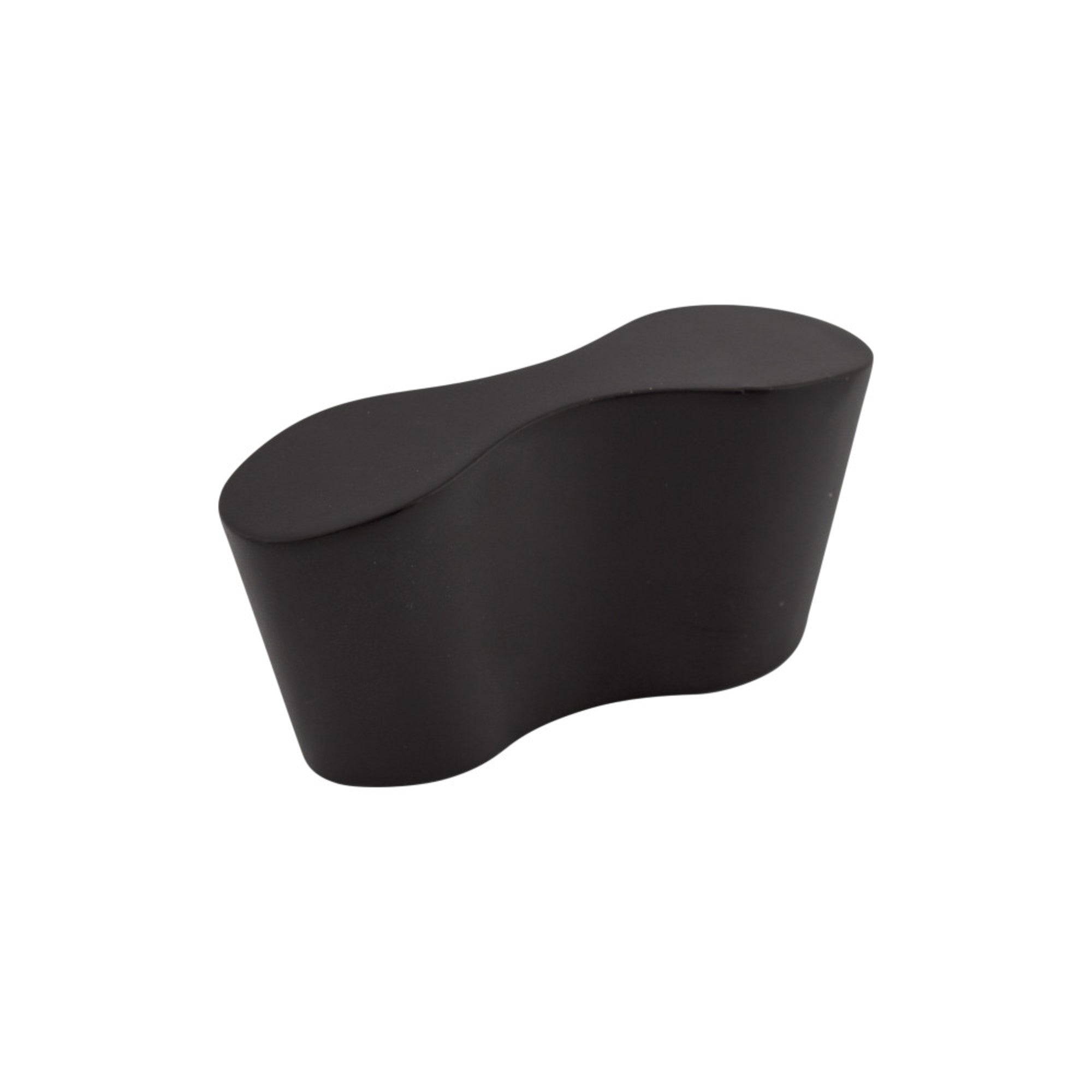 Infinity 2 1/8" Length Oval Knob - Flat Black