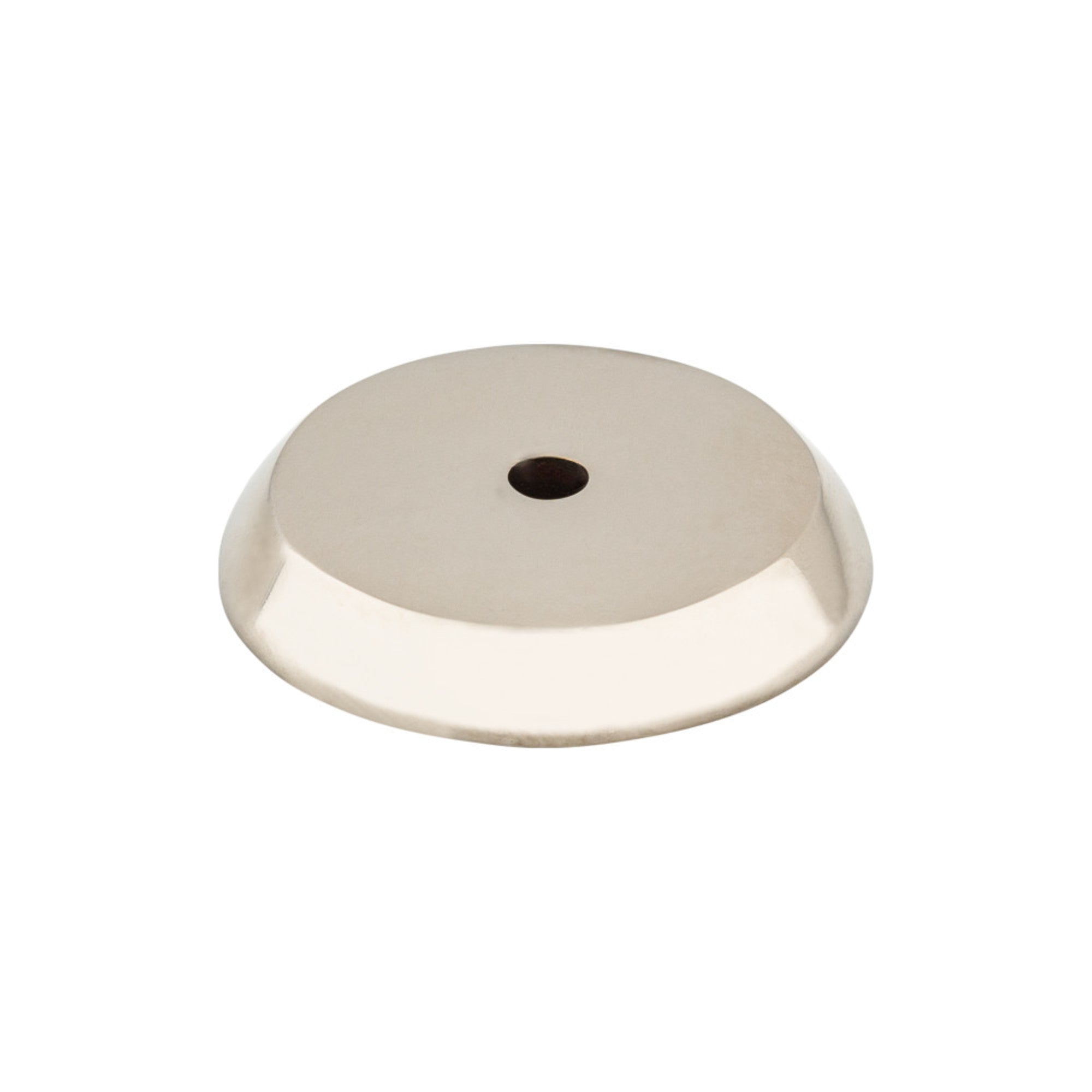 Aspen II Round Knob Backplate - Polished Nickel
