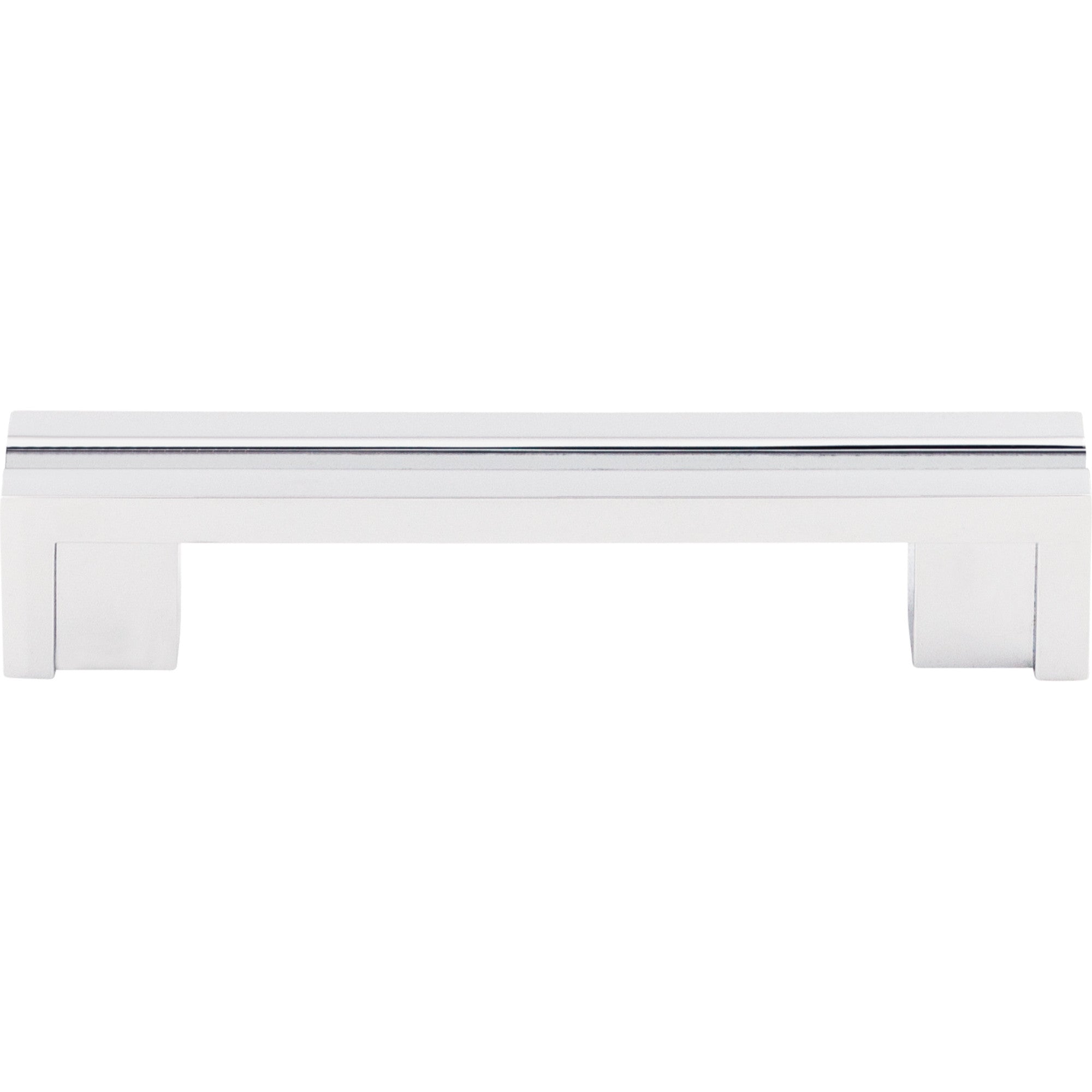 Flat Rail Bar Pull - Polished Chrome