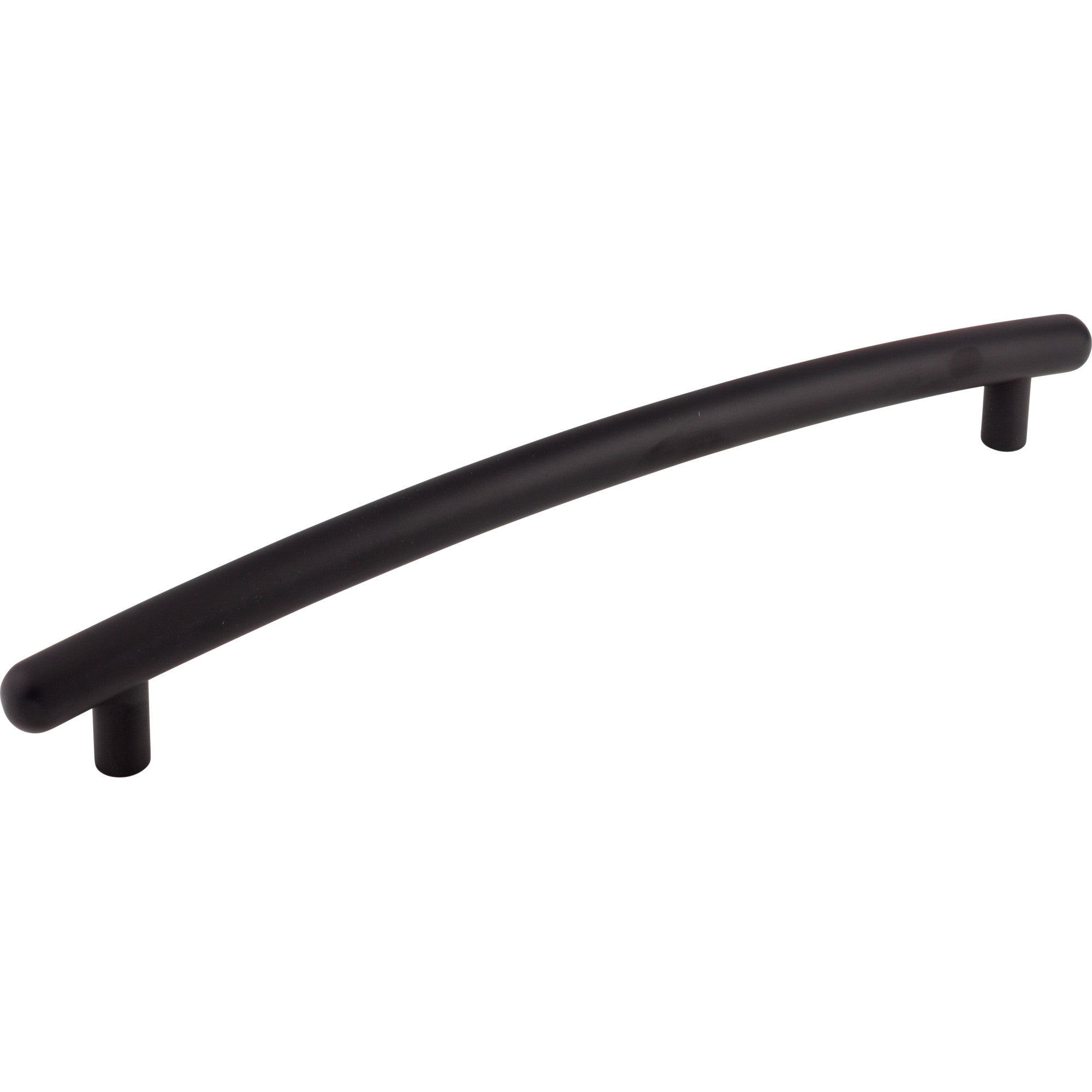 Curved 12" Center to Center Appliance Pull - Flat Black