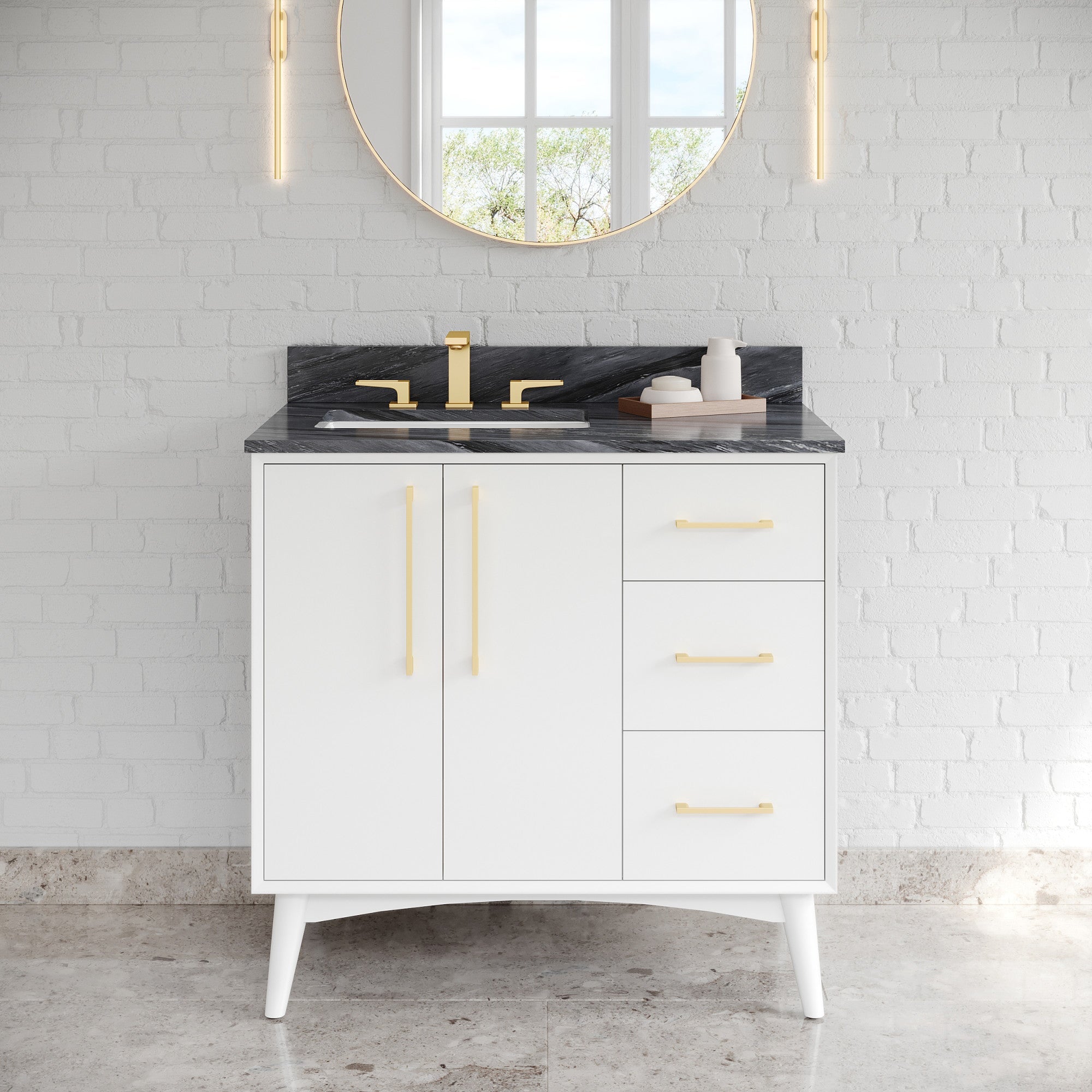 36" Dashwood Vanity – White