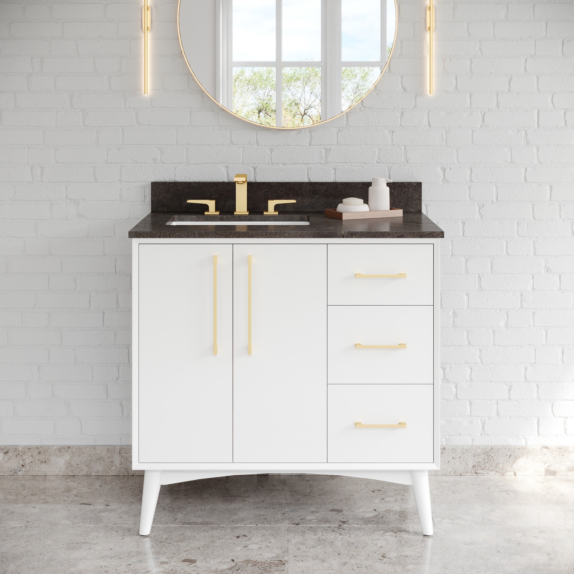 36" Dashwood Vanity – White